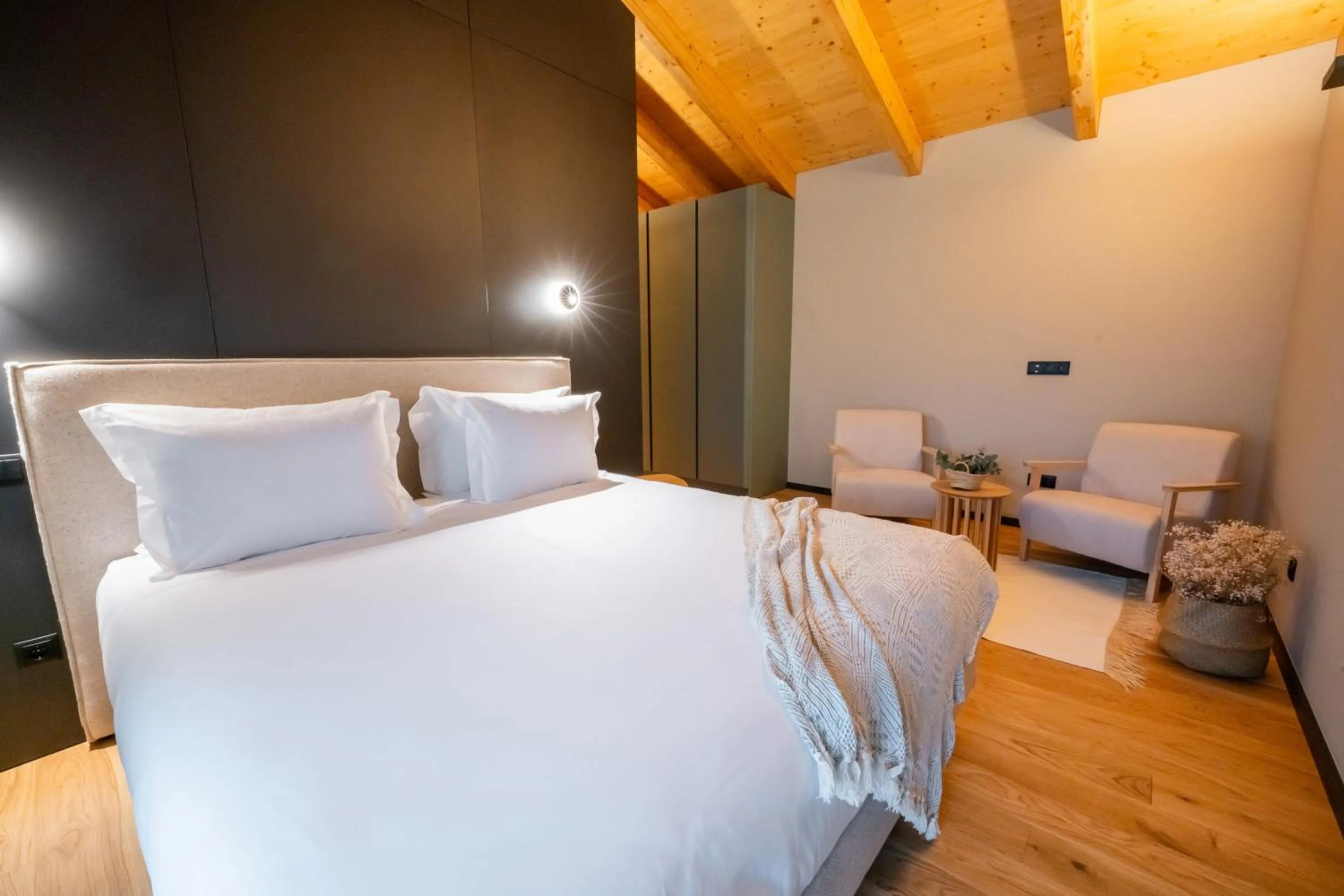 Bed in Paraíso Villas & Spa