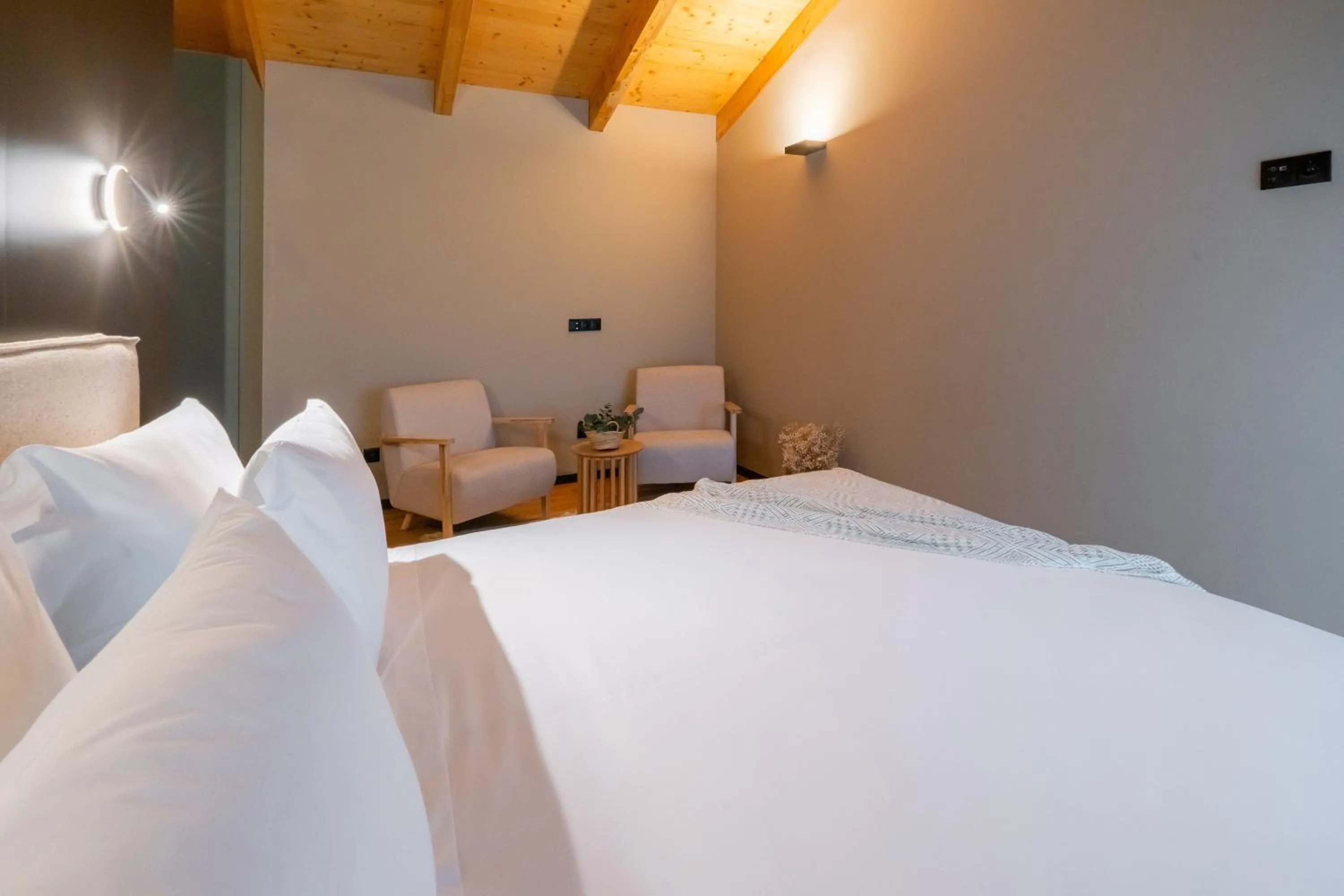 Bed in Paraíso Villas & Spa