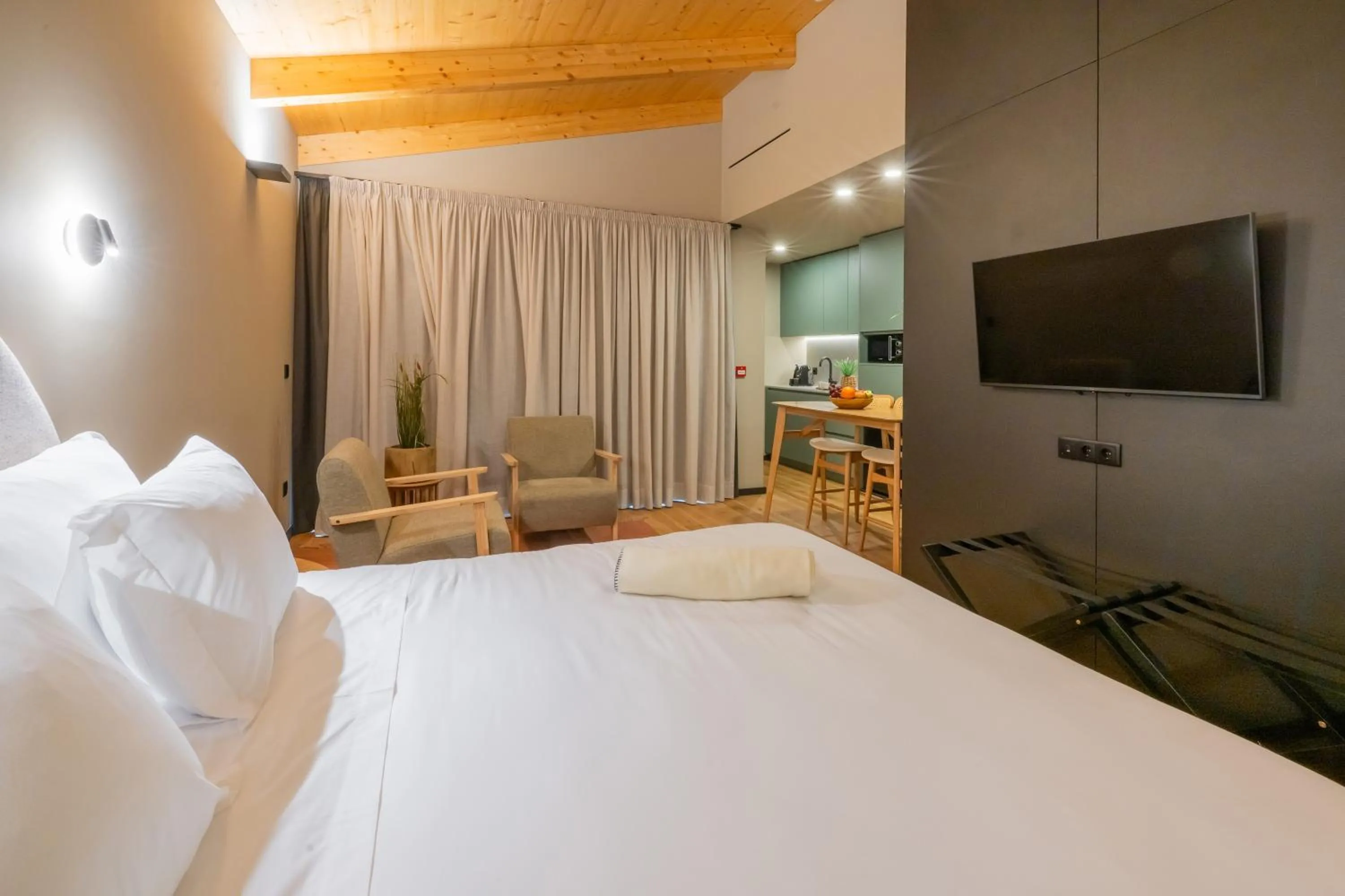 Bed in Paraíso Villas & Spa