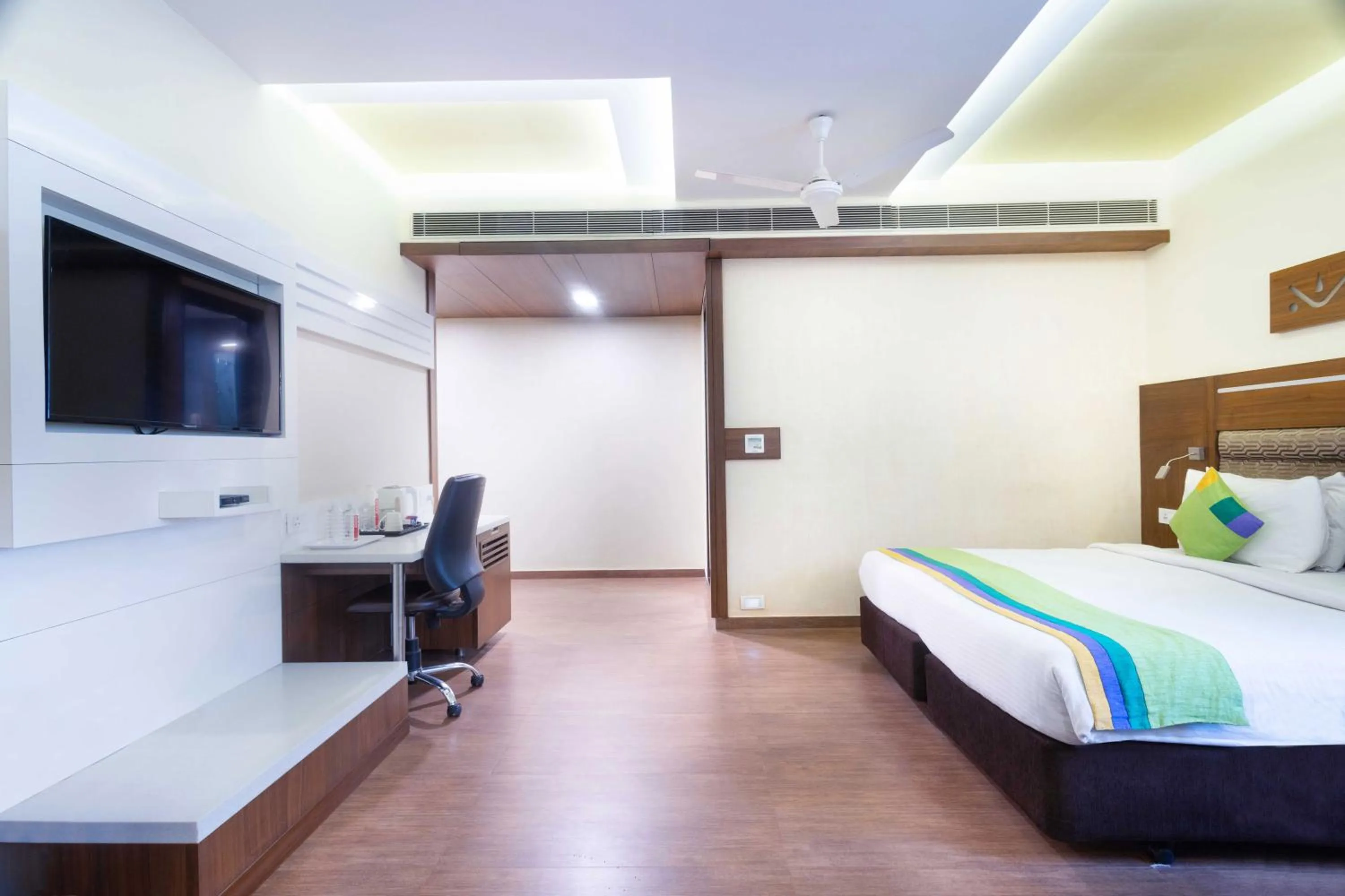 Bedroom, Bed in Treebo Ambassador