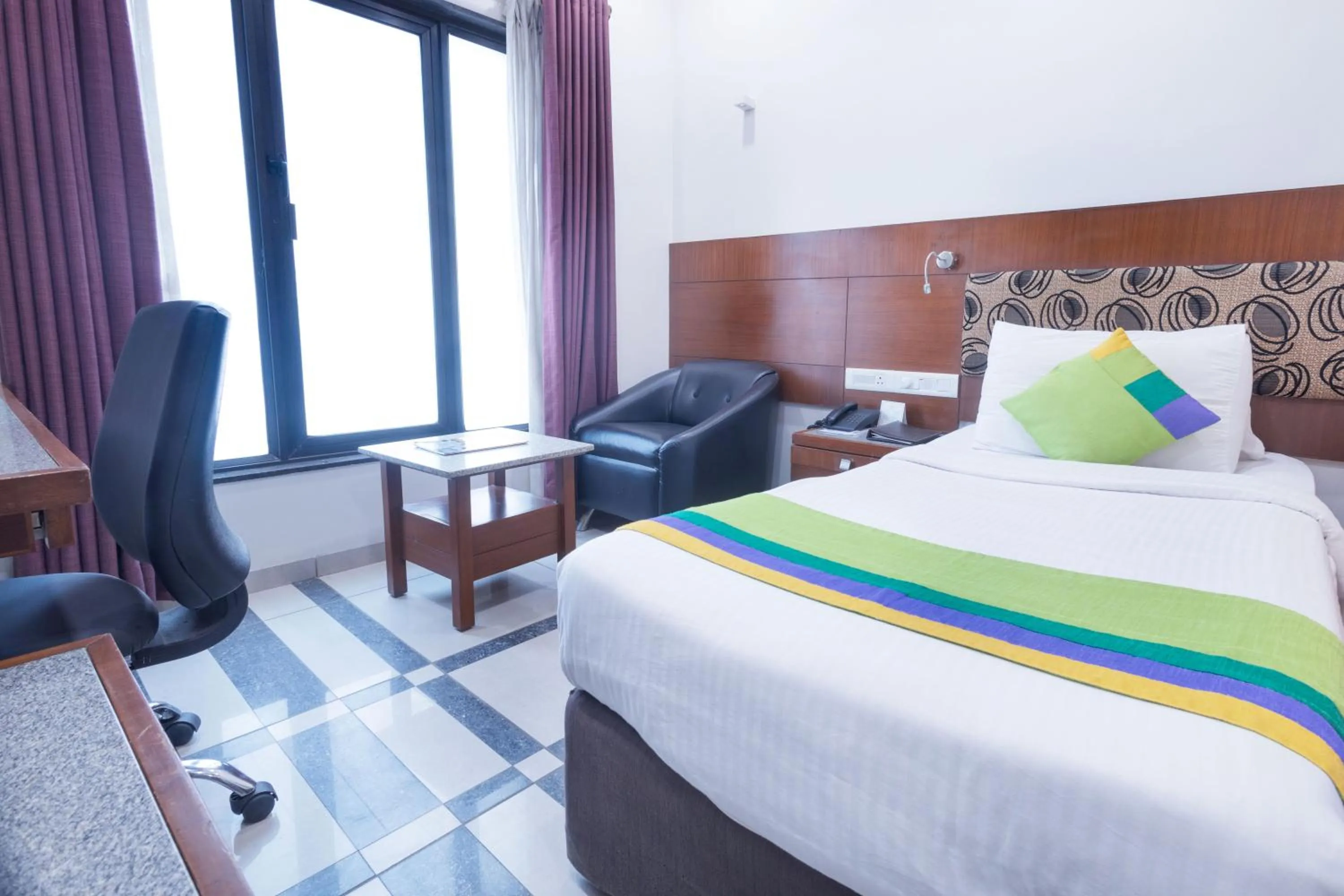 Bedroom, Bed in Treebo Ambassador