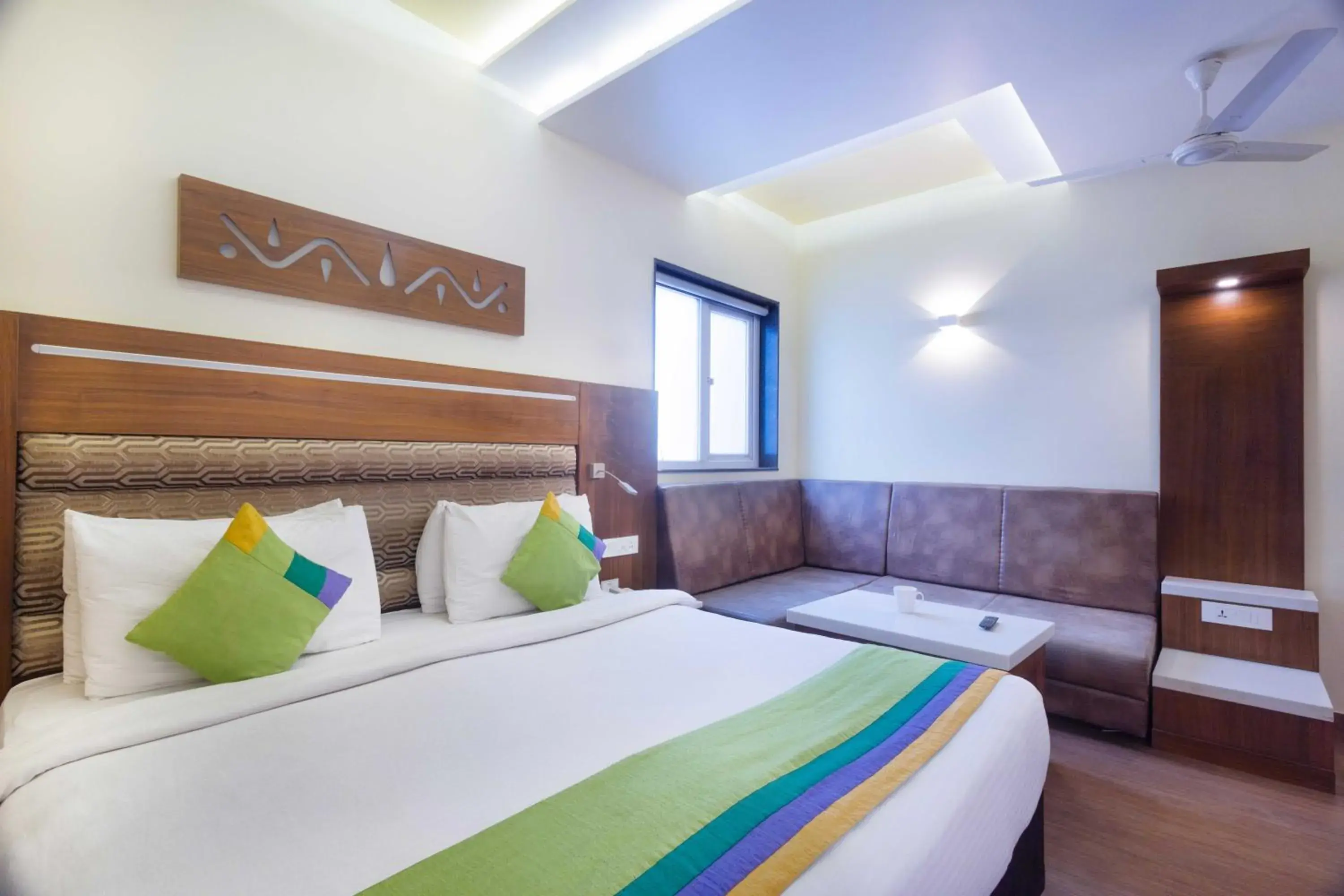 Bedroom, Bed in Treebo Ambassador Bedroom, Bed in Treebo Ambassador