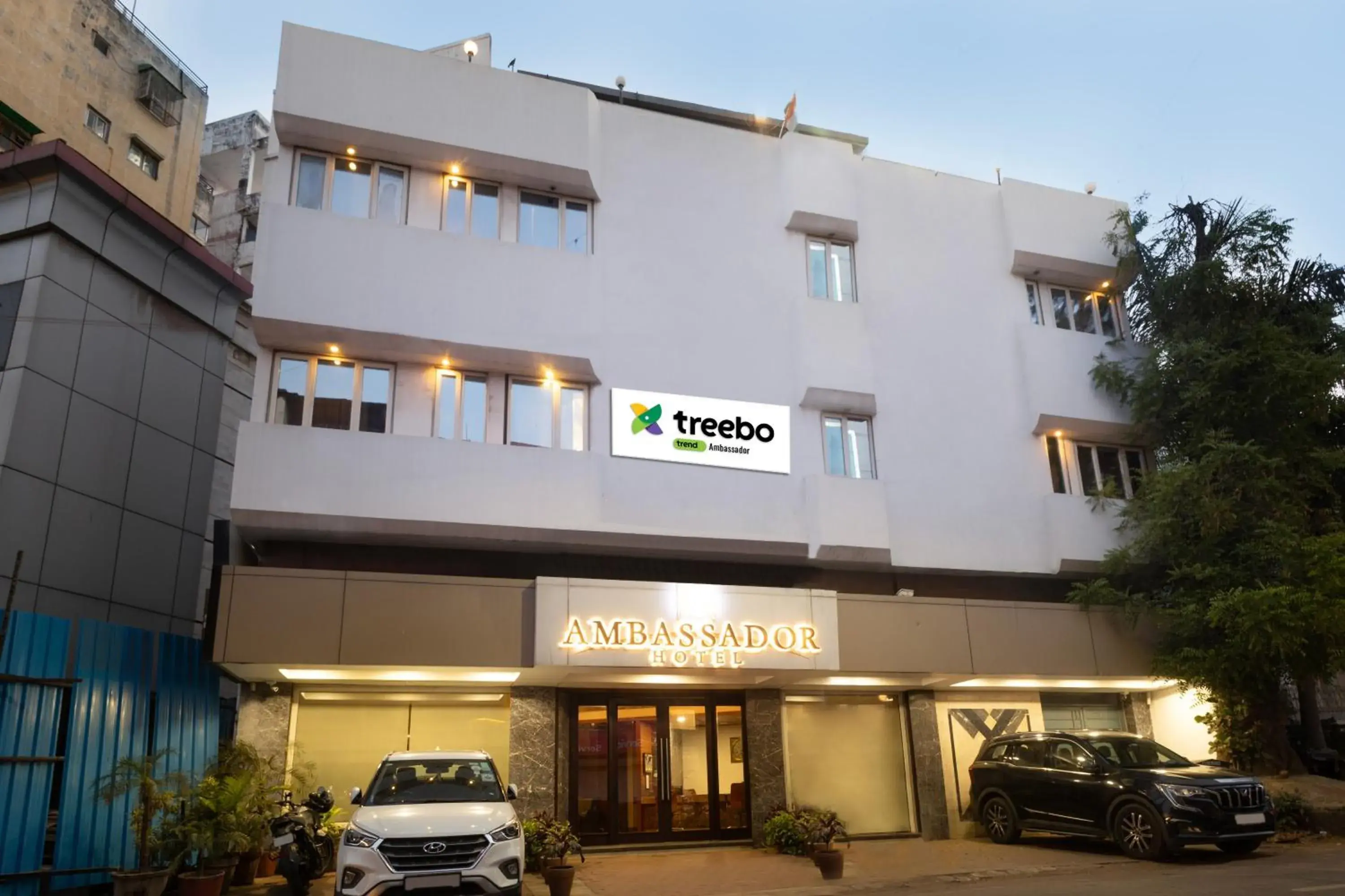 Facade/entrance in Treebo Ambassador Facade/entrance in Treebo Ambassador