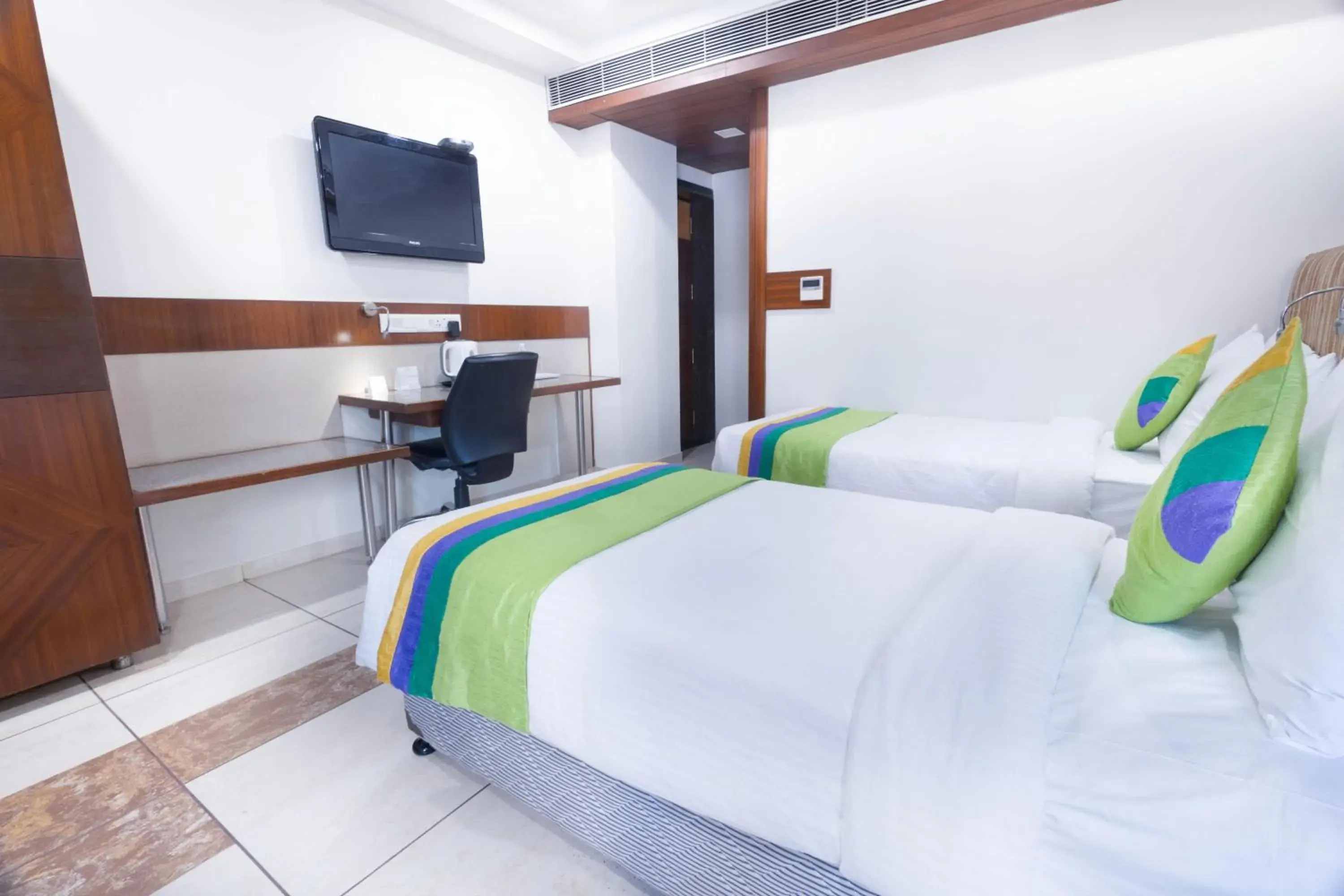 Bedroom, Bed in Treebo Ambassador Bedroom, Bed in Treebo Ambassador