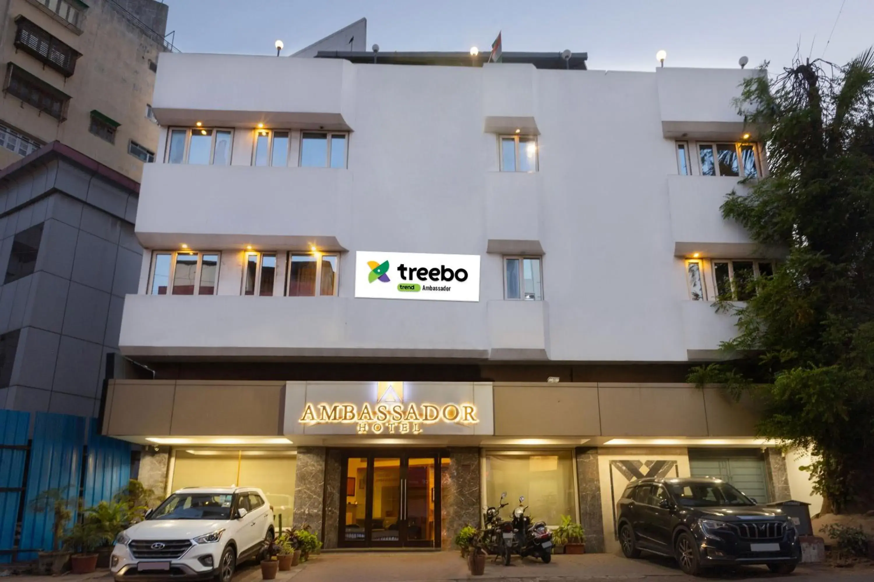 Facade/entrance in Treebo Ambassador Facade/entrance in Treebo Ambassador