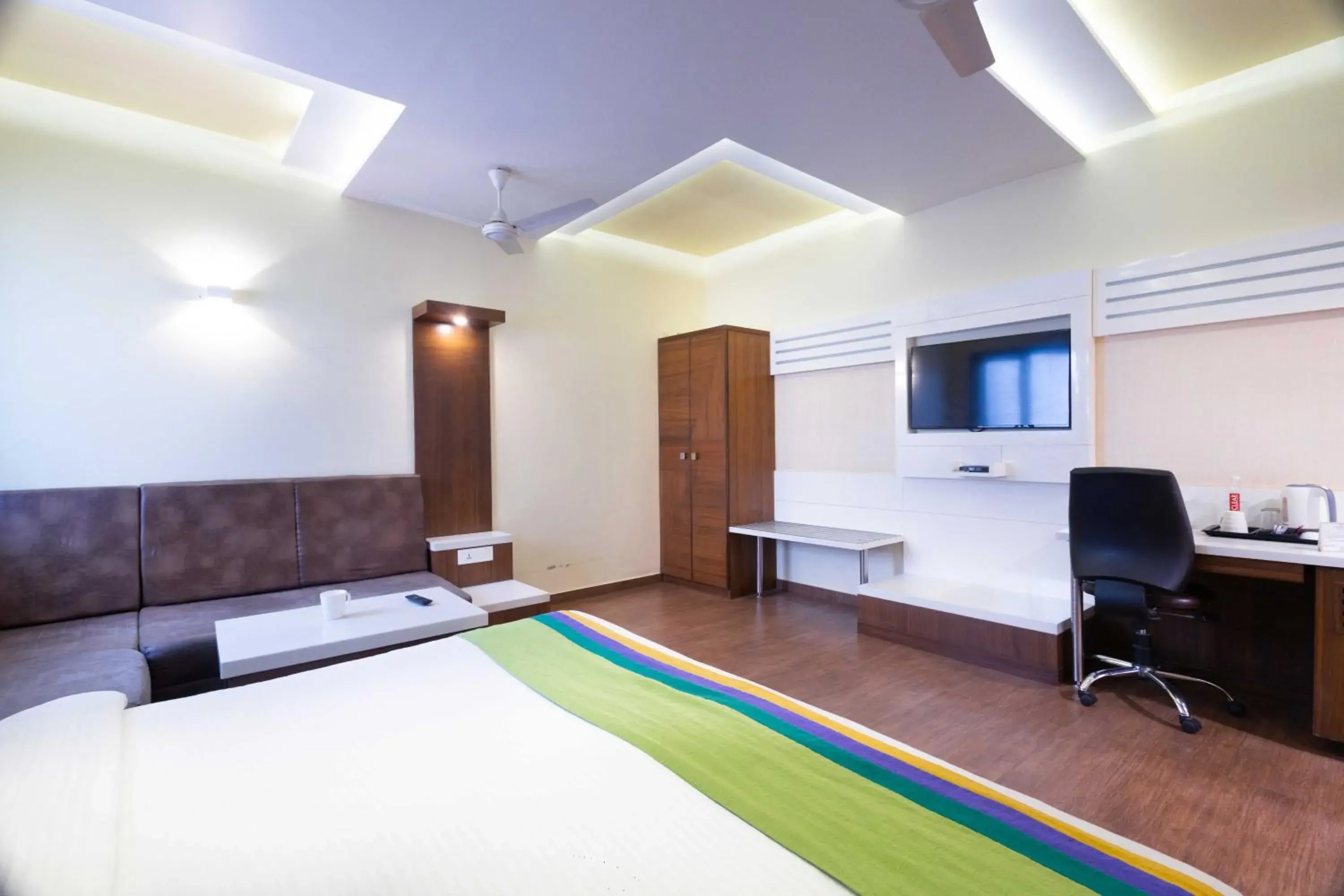 Bedroom, Bed in Treebo Ambassador Bedroom, Bed in Treebo Ambassador