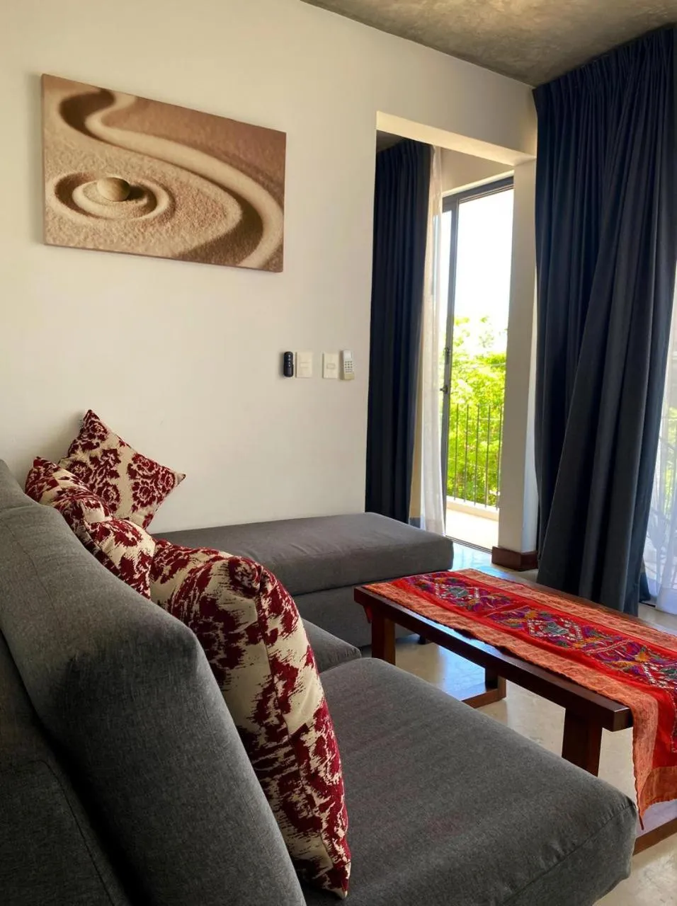 Decorative detail in Hotel Zendero Tulum