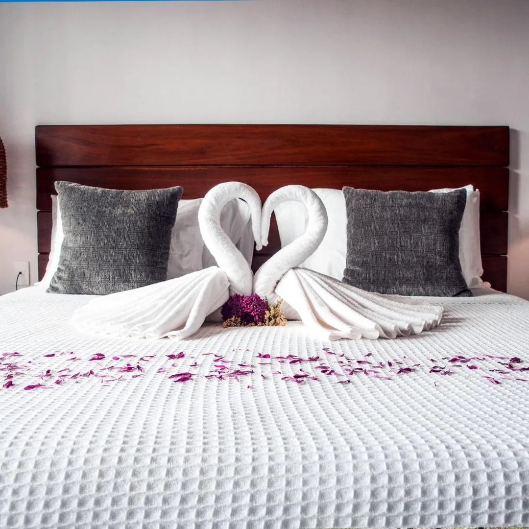 Bed in Hotel Zendero Tulum