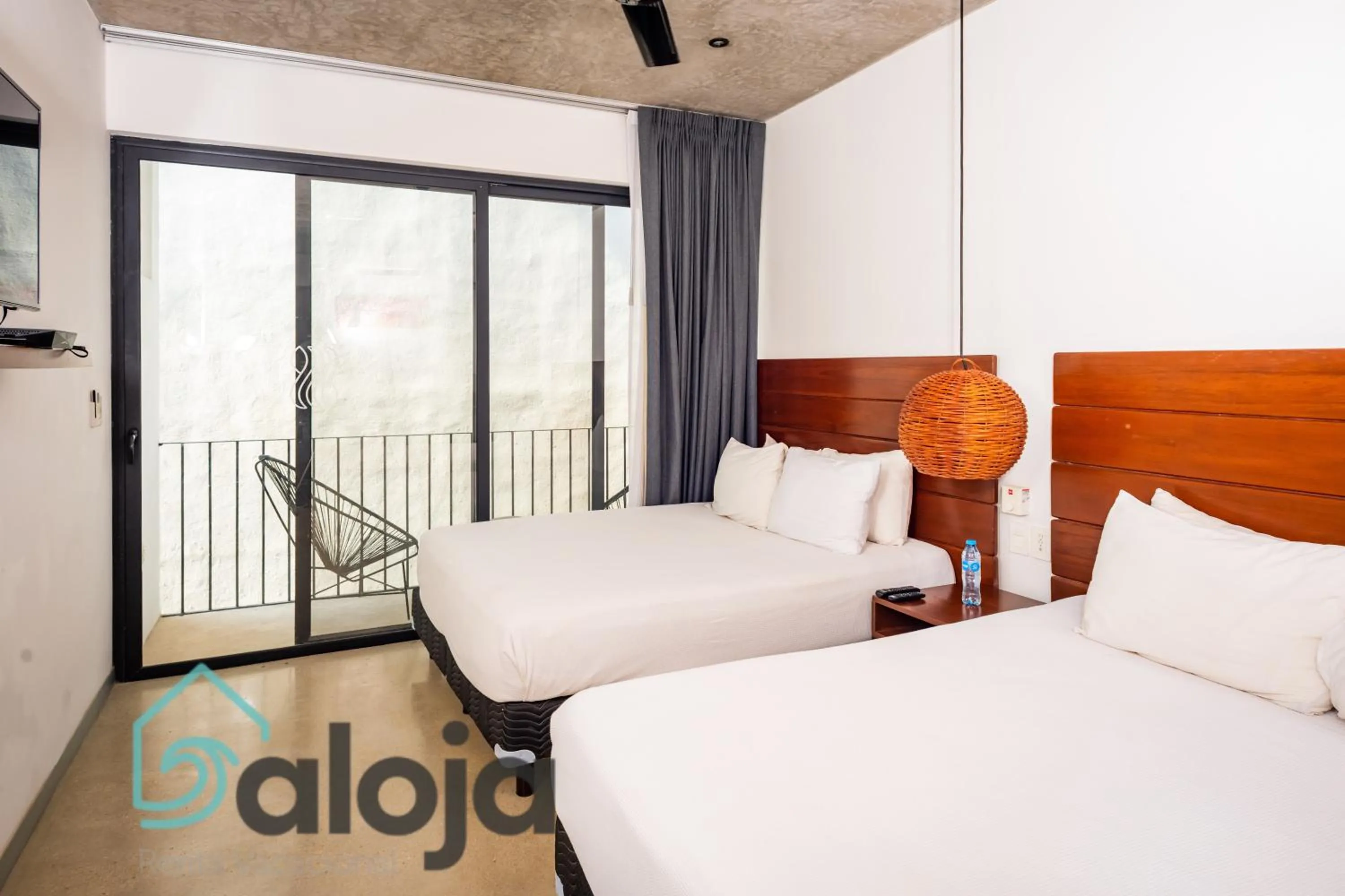 Double Room with Balcony in Hotel Zendero Tulum