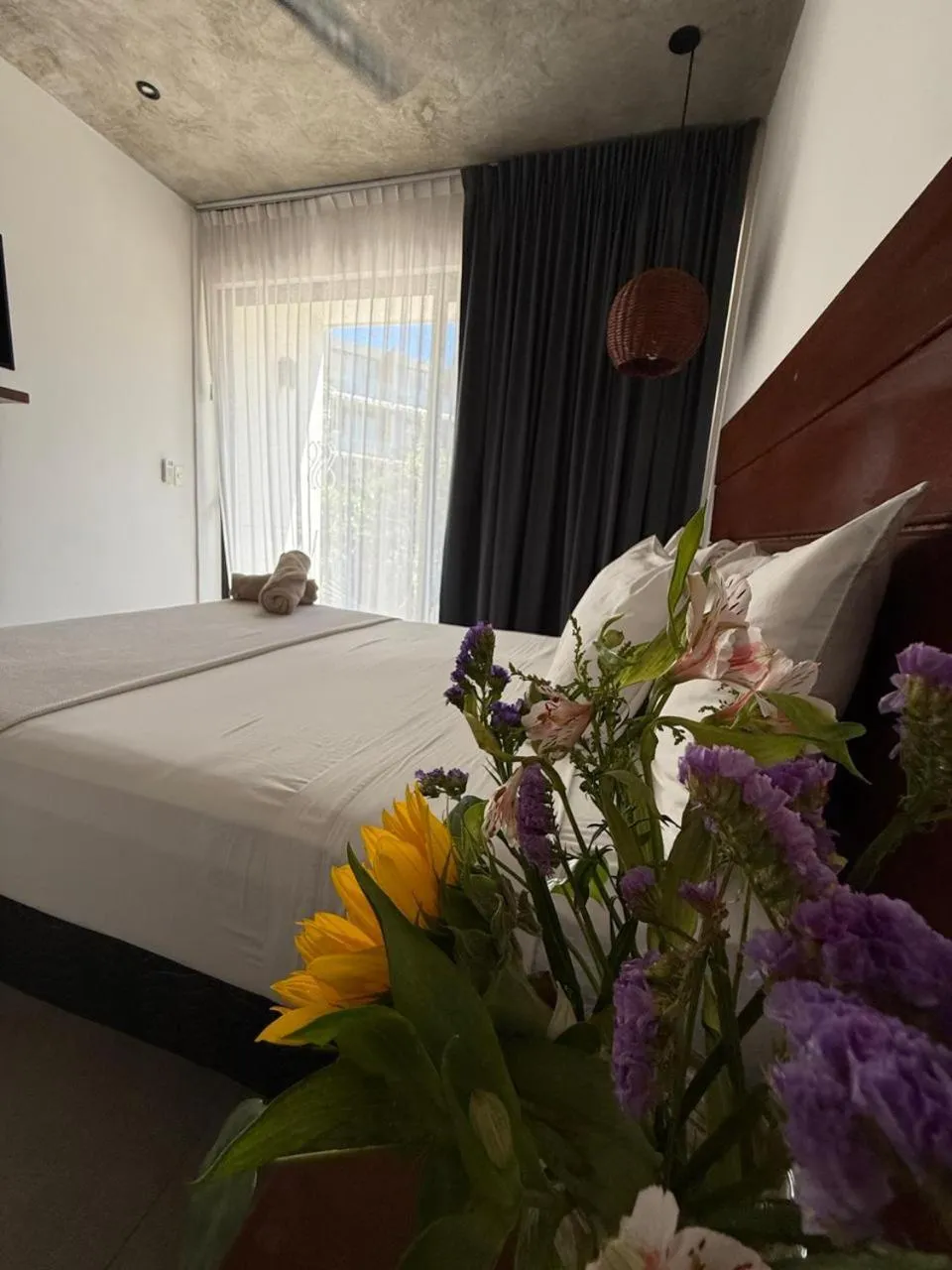 Bed in Hotel Zendero Tulum