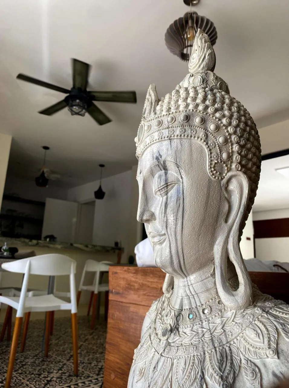 Decorative detail in Hotel Zendero Tulum