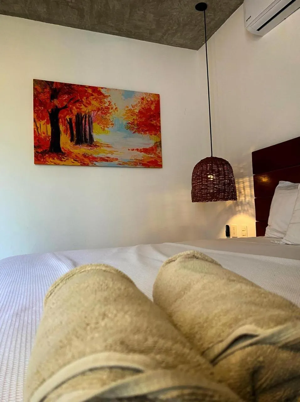 Bed in Hotel Zendero Tulum