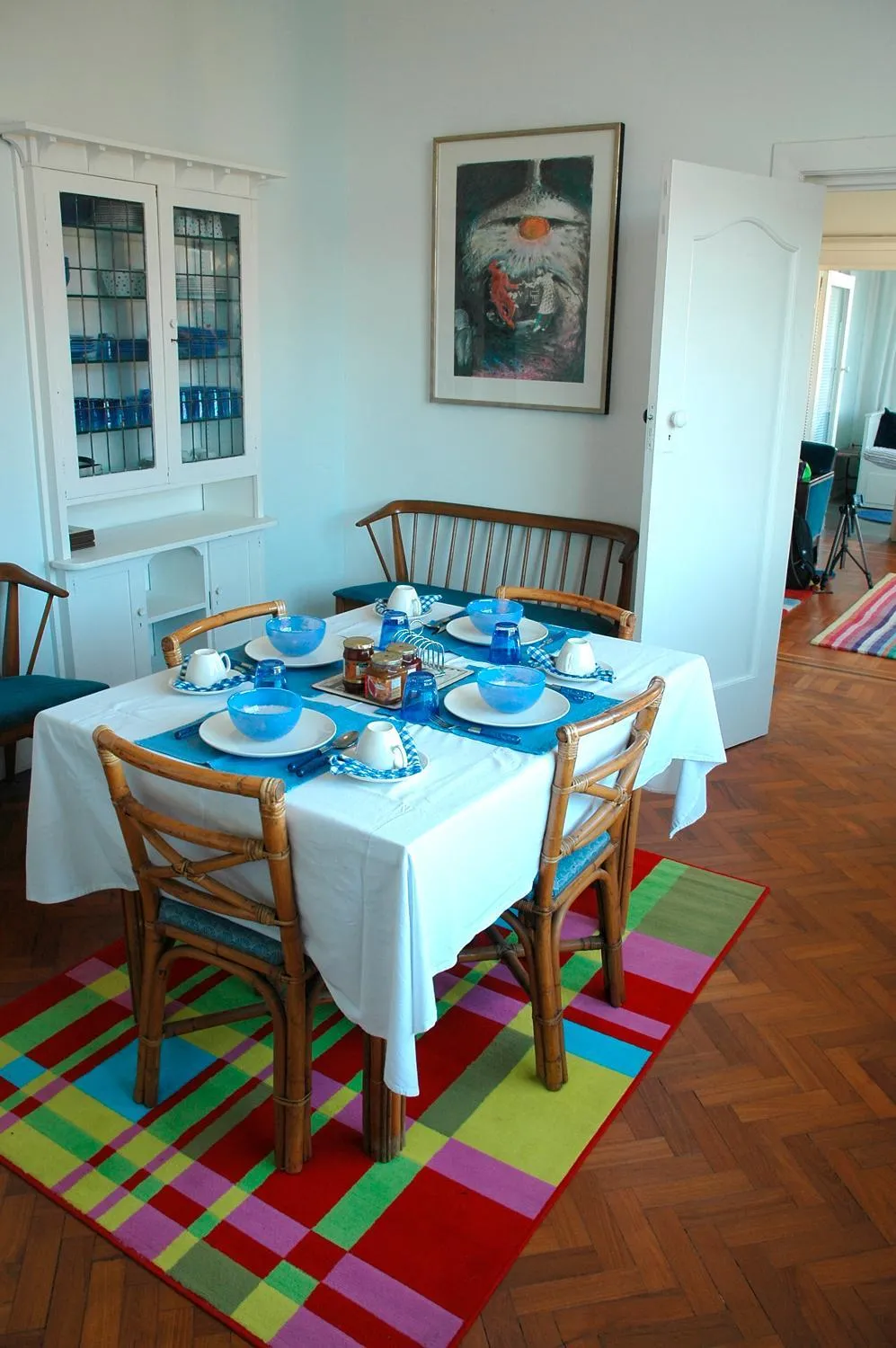 Dining area in Blue On Blue Bed and Breakfast