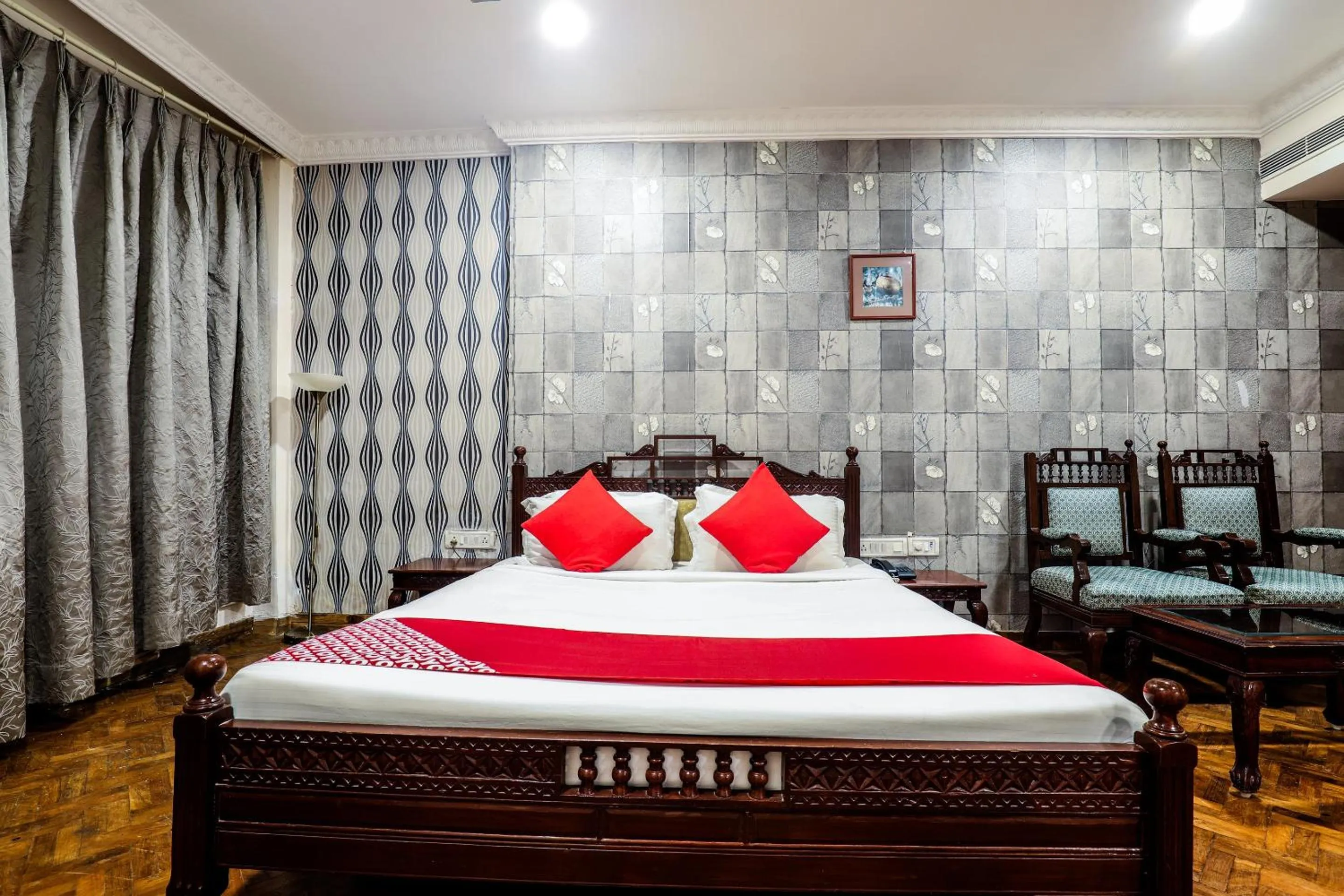 Bedroom, Bed in Hotel O Athithi Inn Near Hyderabad Central