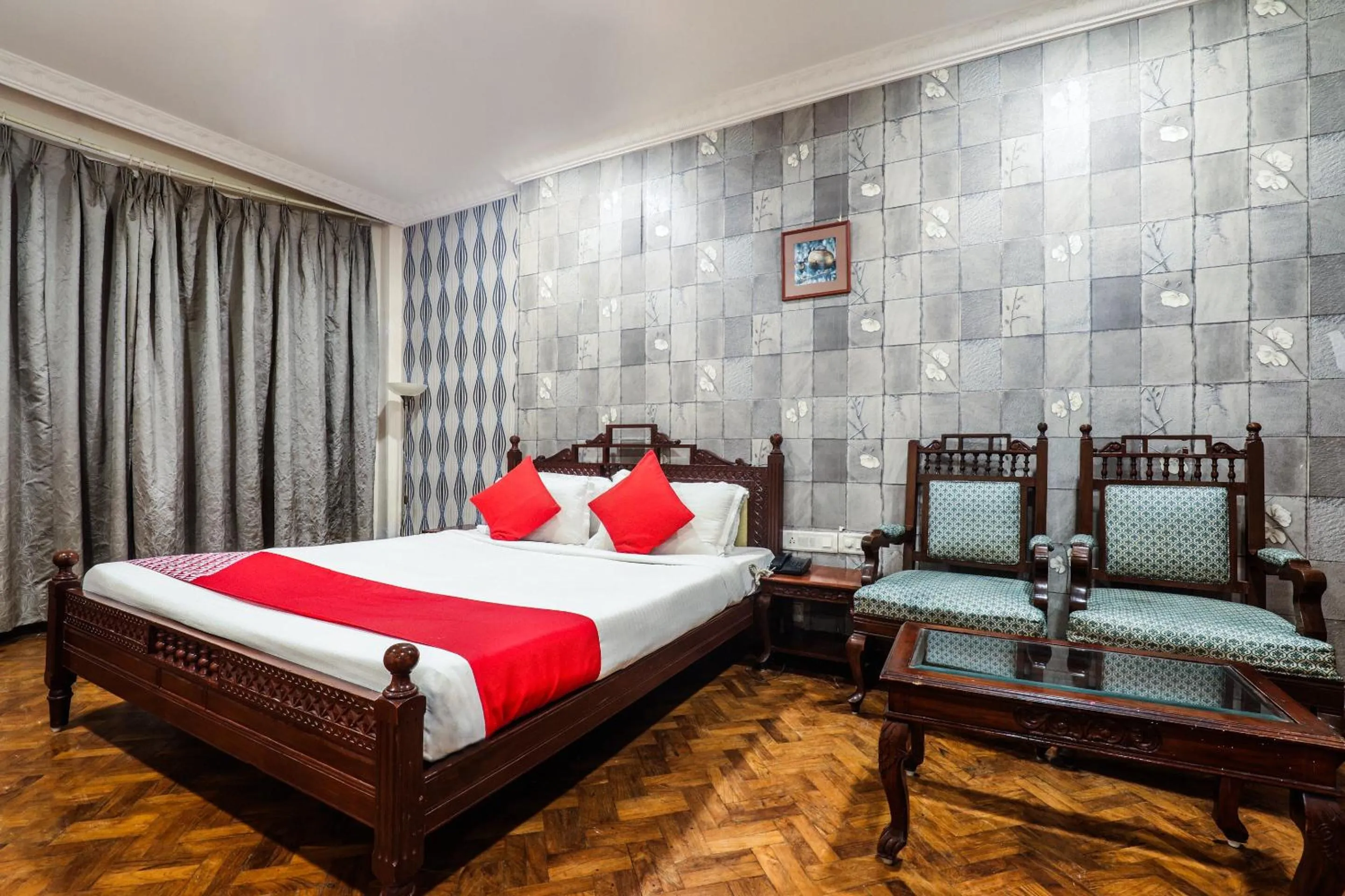 Bedroom, Bed in Hotel O Athithi Inn Near Hyderabad Central