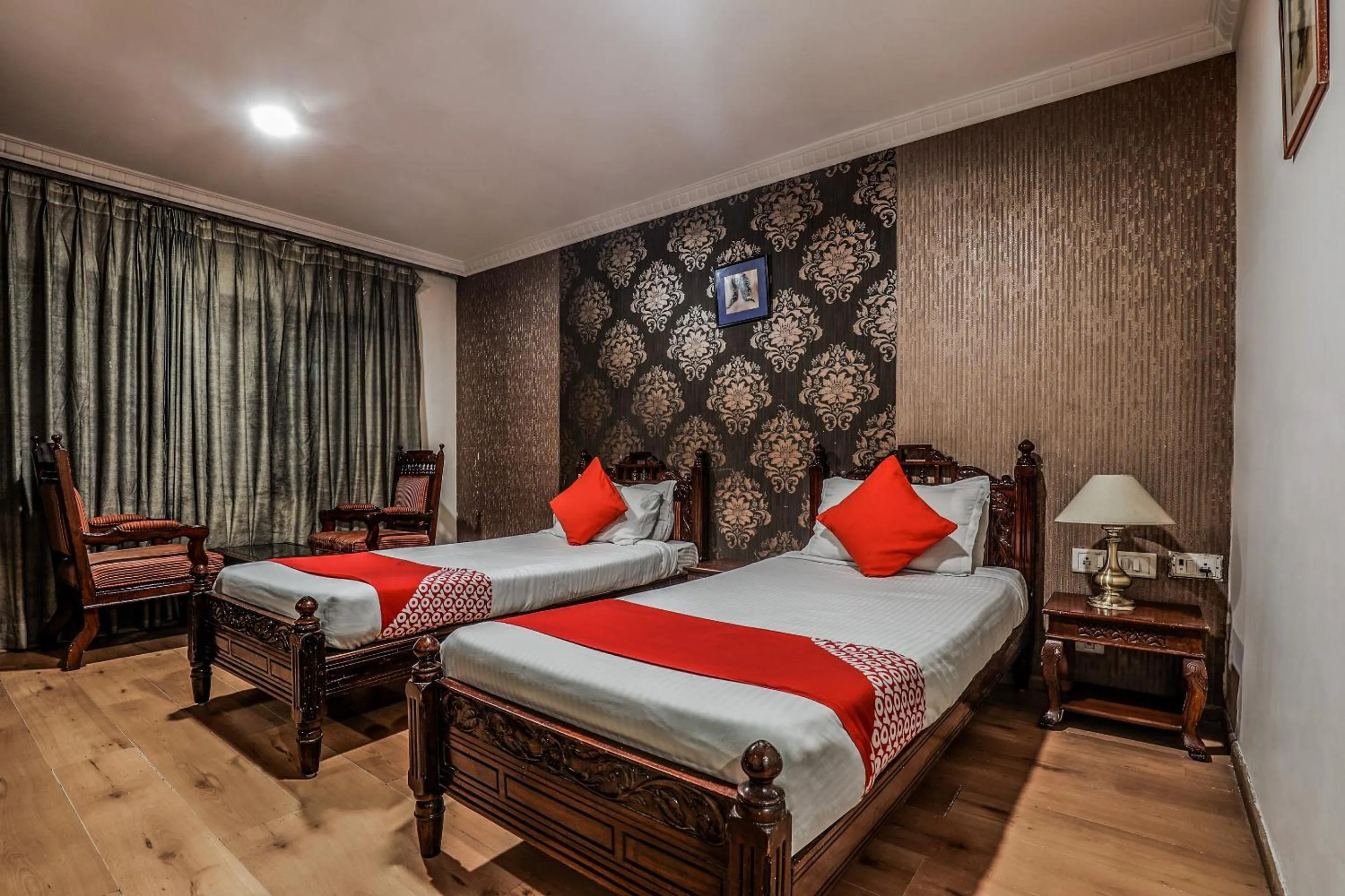 Bedroom, Bed in Hotel O Athithi Inn Near Hyderabad Central