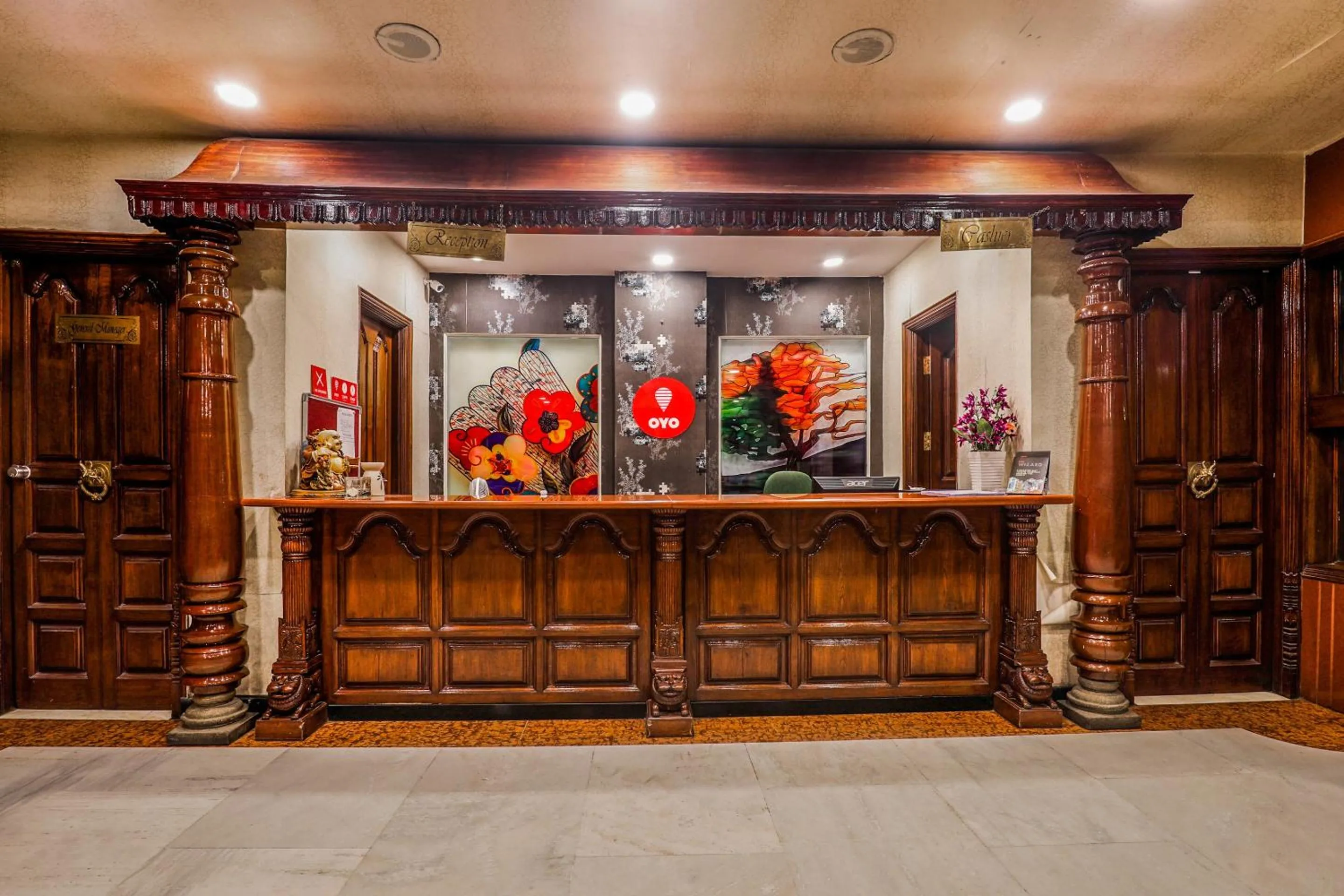 Lobby or reception in Hotel O Athithi Inn Near Hyderabad Central