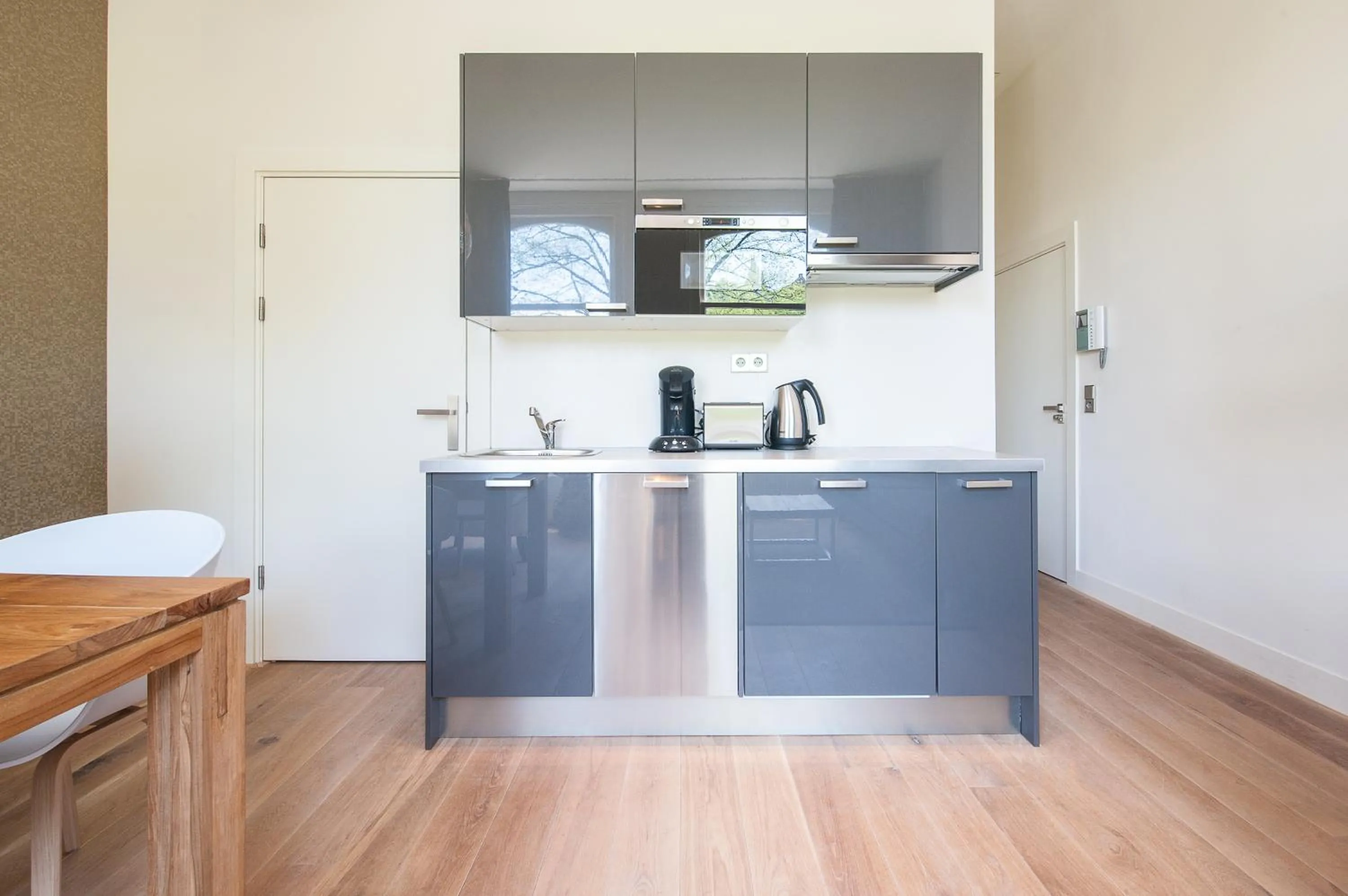 Kitchen or kitchenette in Museumpark Apartments