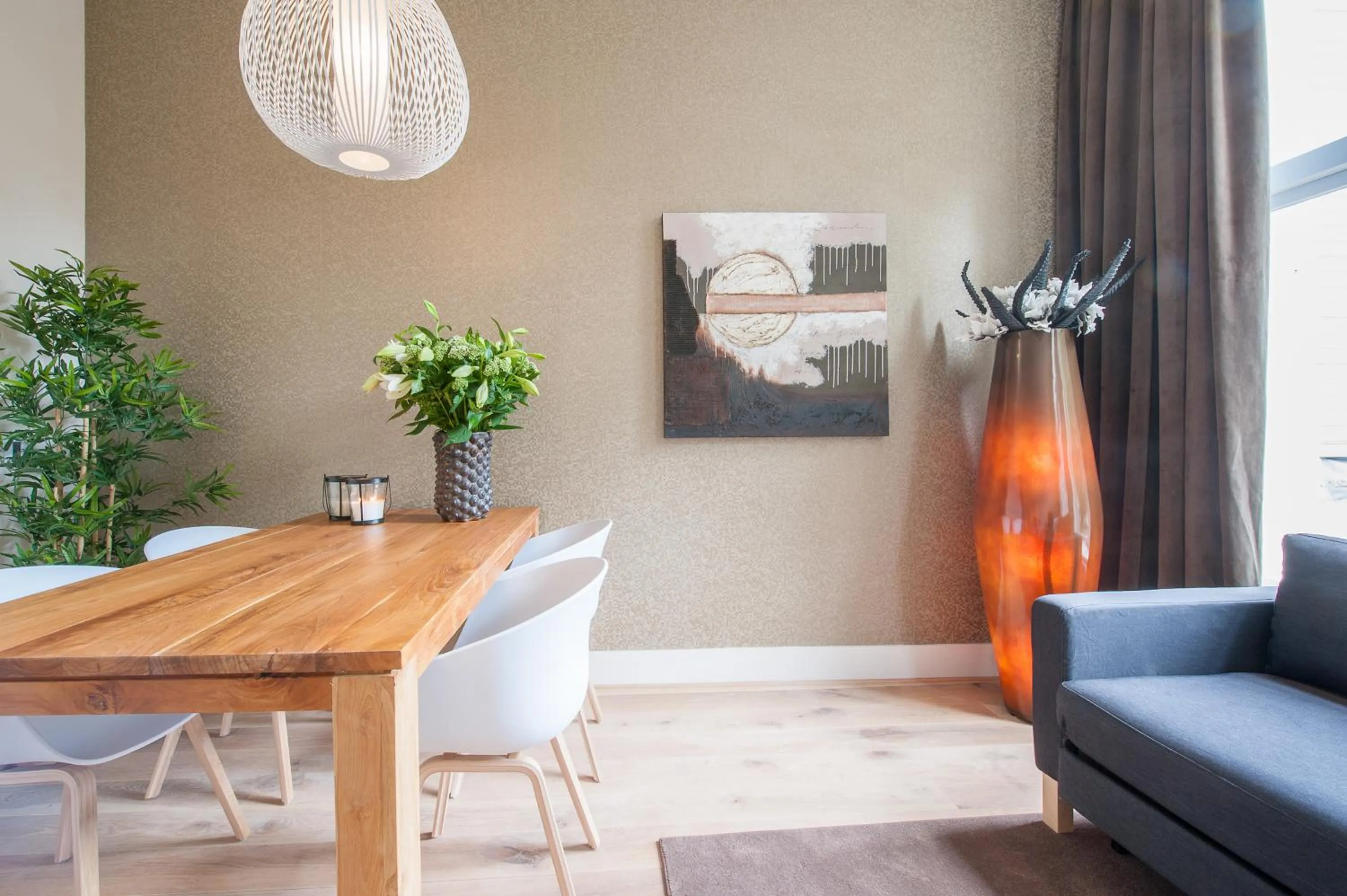 Living room in Museumpark Apartments