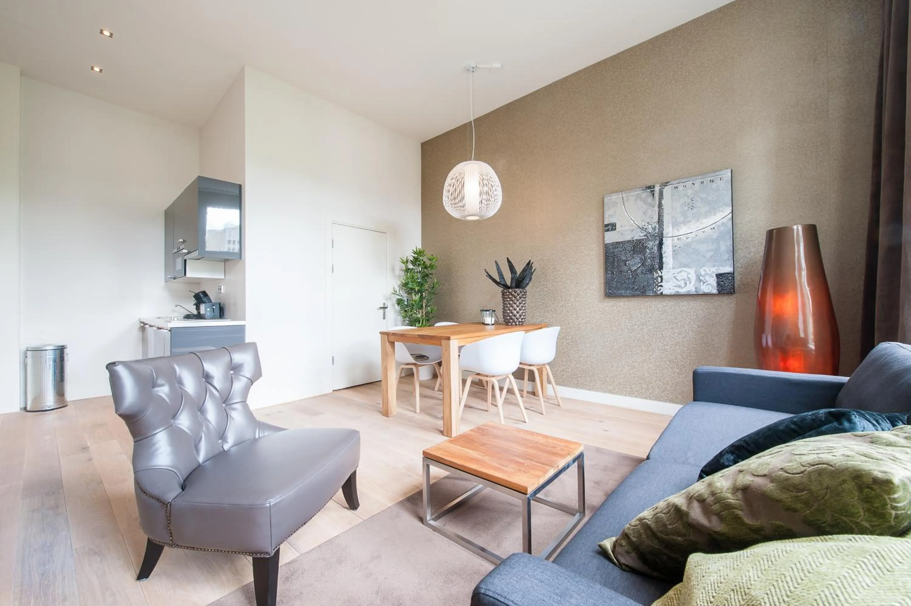 Kitchen or kitchenette in Museumpark Apartments