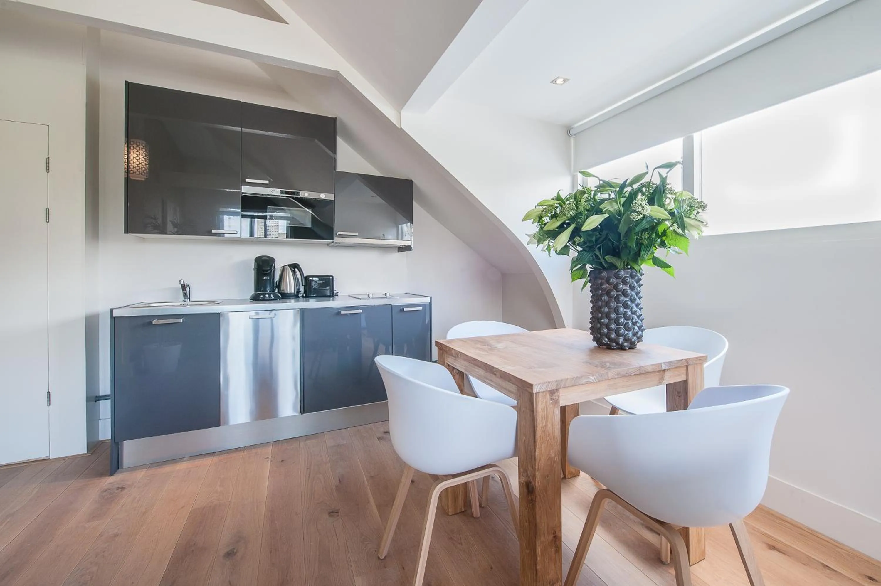 Kitchen or kitchenette in Museumpark Apartments