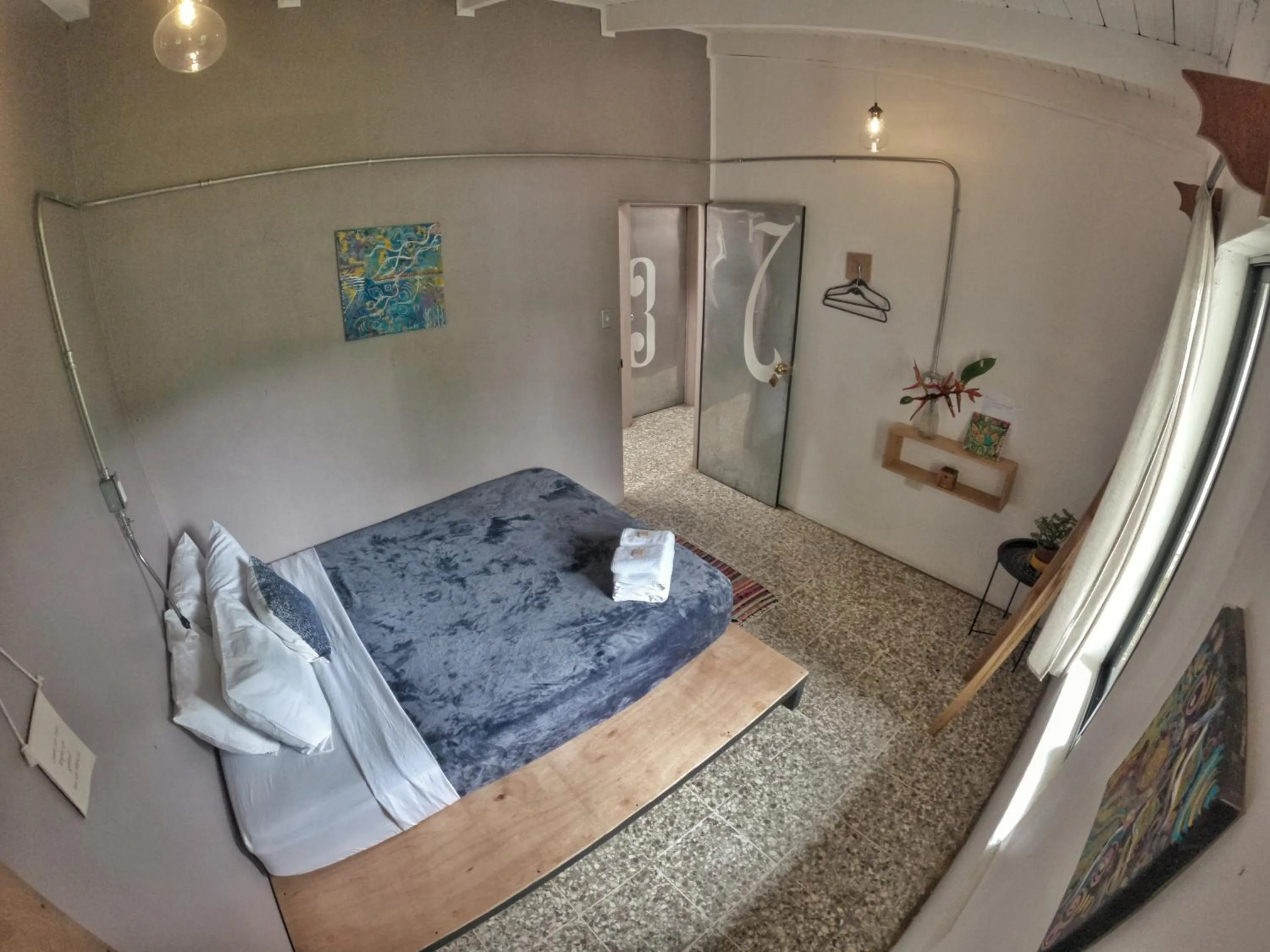 Bedroom, Bed in OutBox Inn