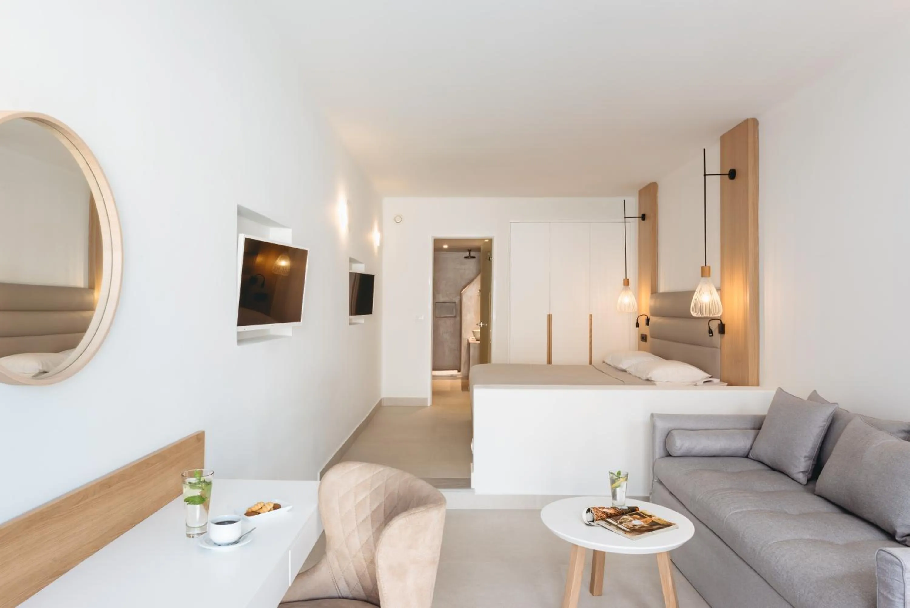 Bedroom in Strogili Hotel - Adults Only