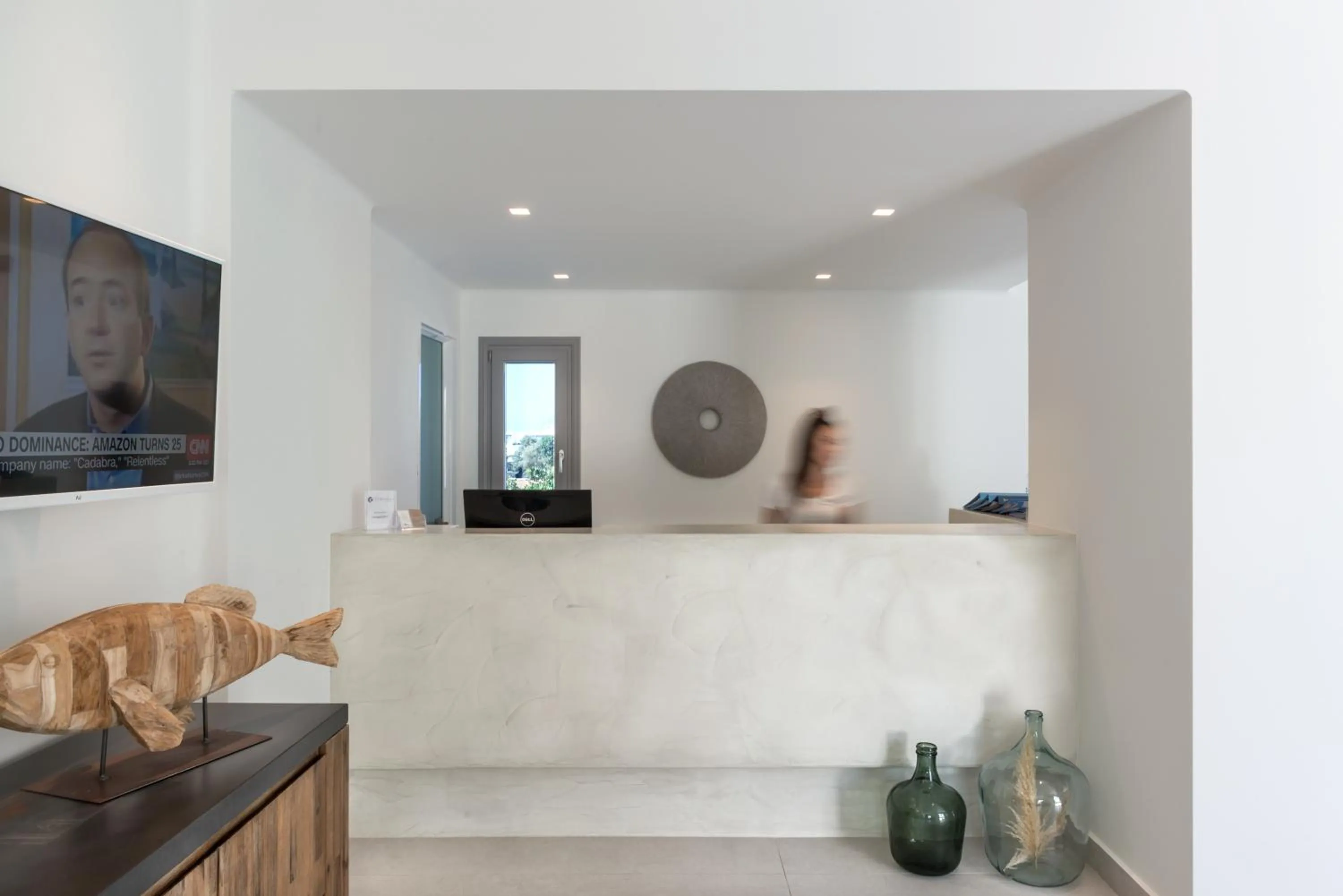 Lobby or reception in Strogili Hotel - Adults Only