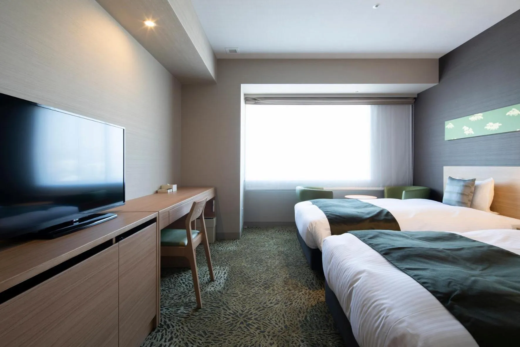 Bed in Kyoto U-BELL Hotel