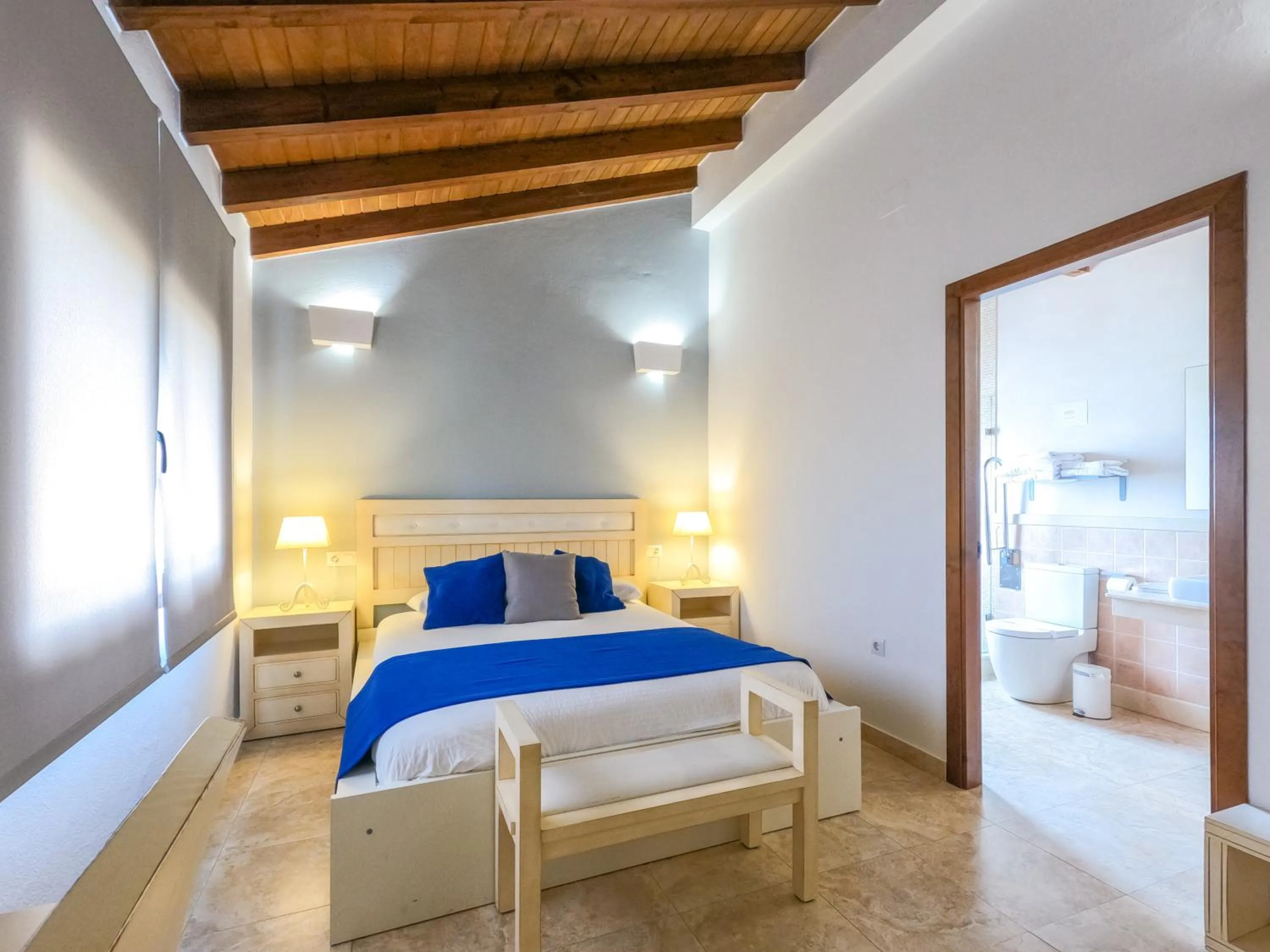 Bed in AROHAZ Hotel & Restaurante