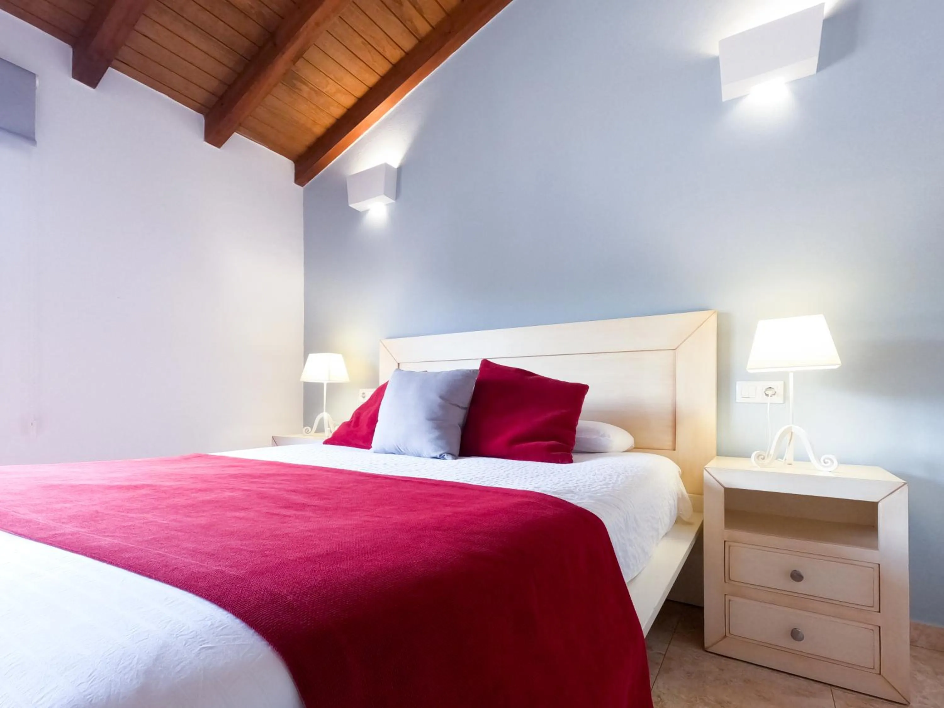 Bed in AROHAZ Hotel & Restaurante