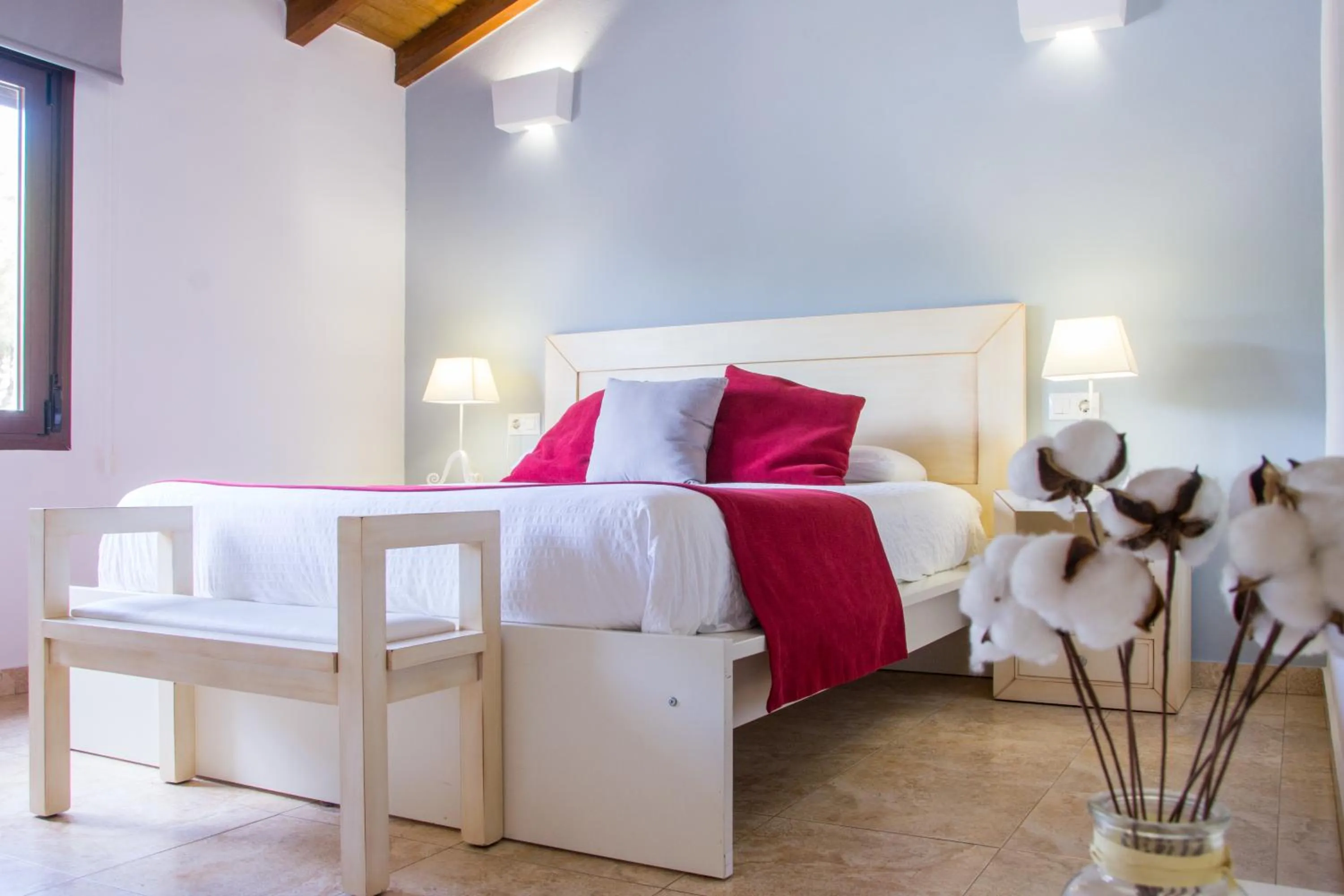 Bed in AROHAZ Hotel & Restaurante