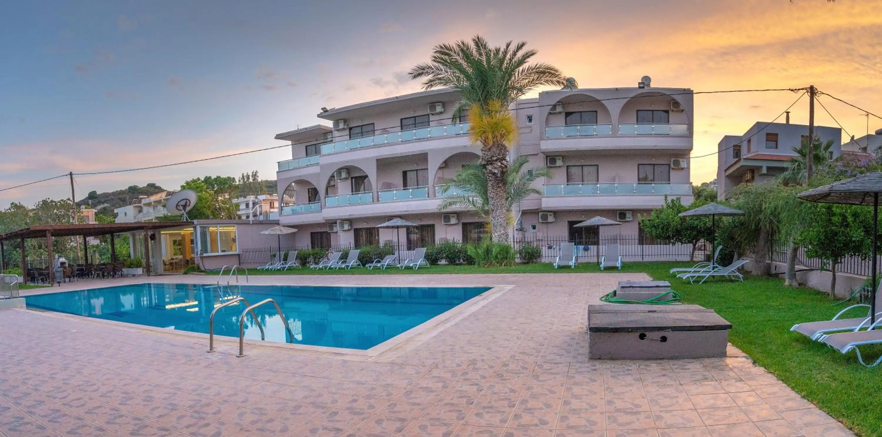 Property building in Rose Hotel Faliraki