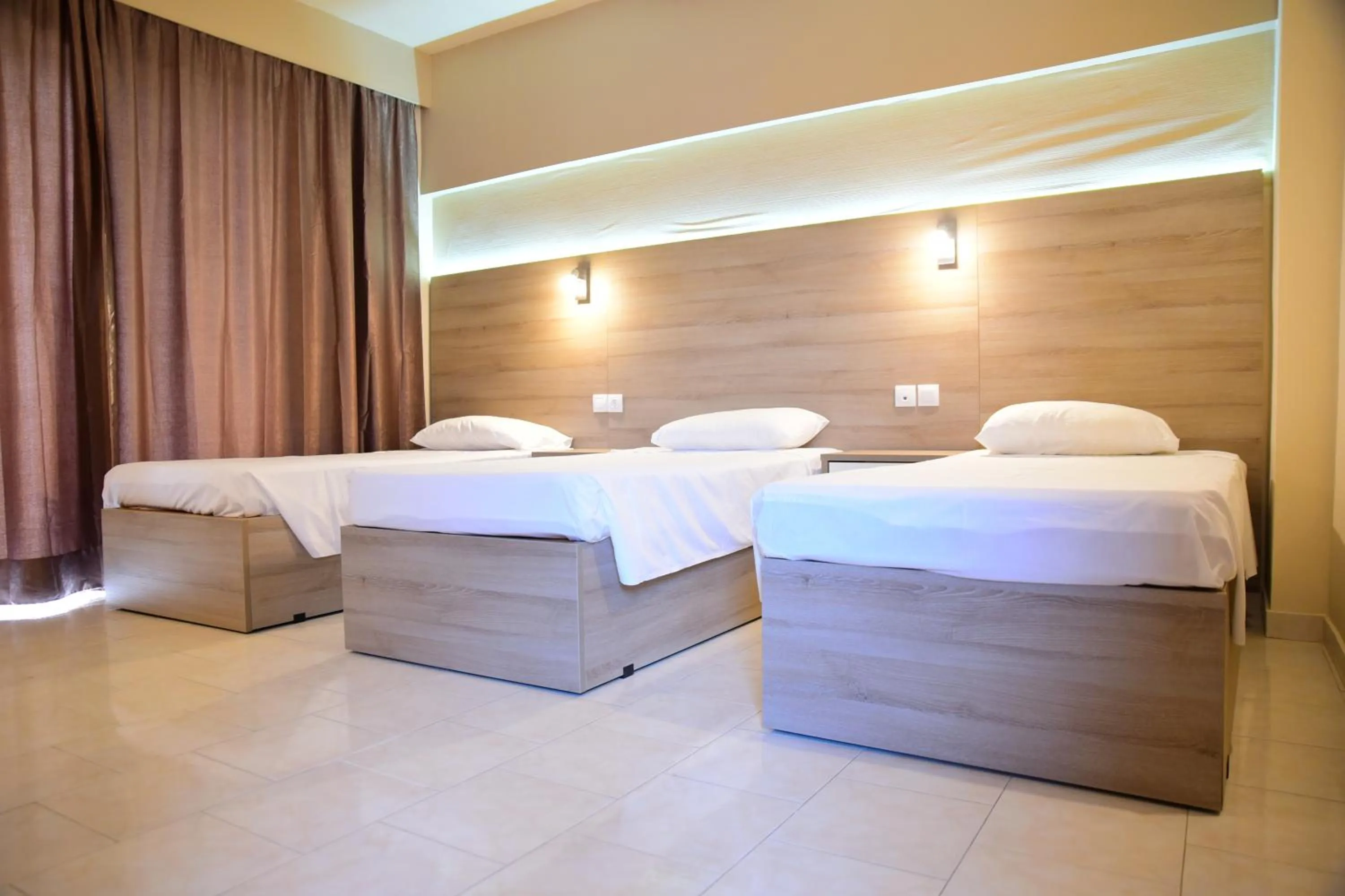 Bed in Rose Hotel Faliraki