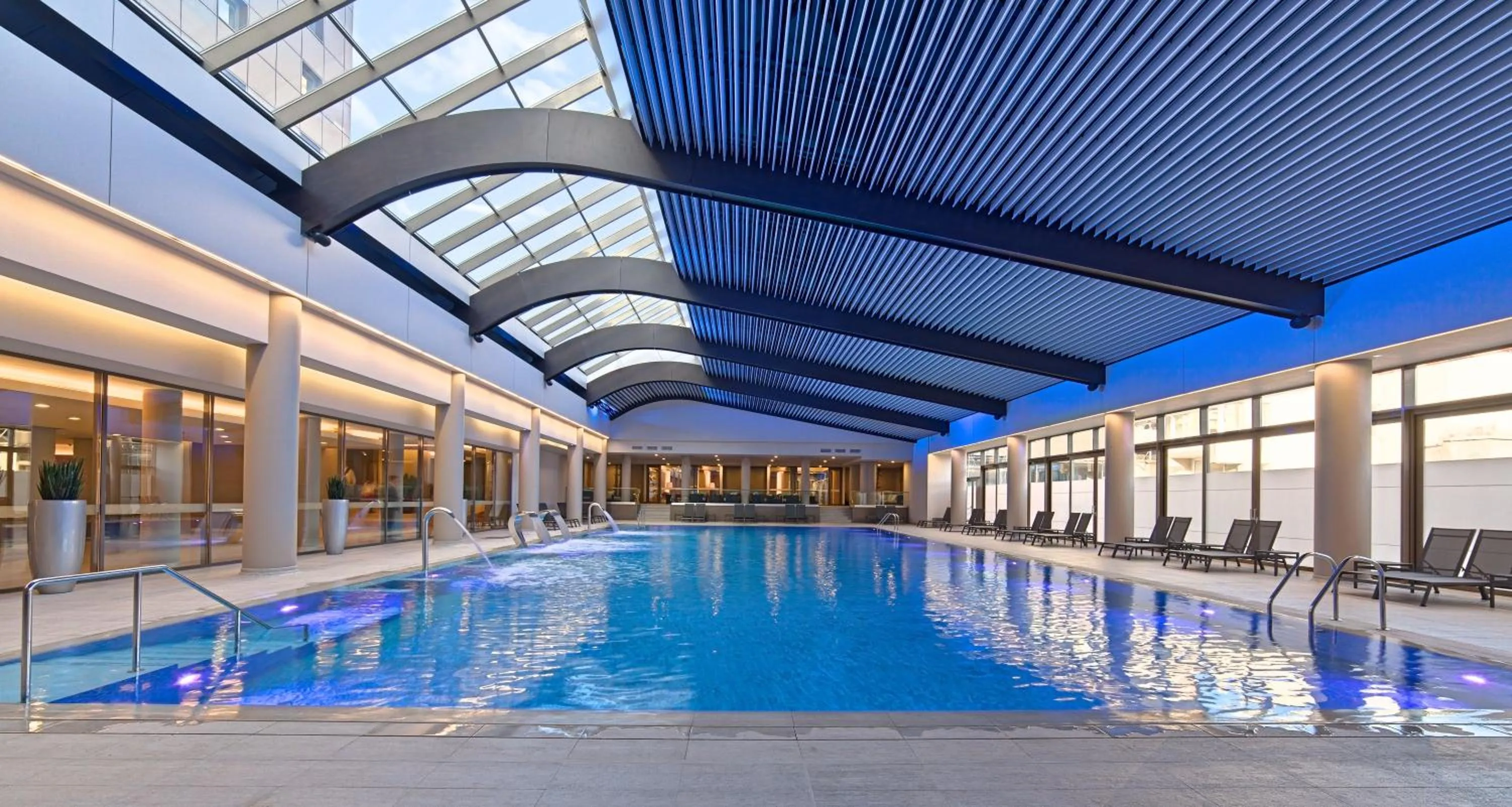 Swimming pool in Ramada Plaza by Wyndham Bucharest Convention Center
