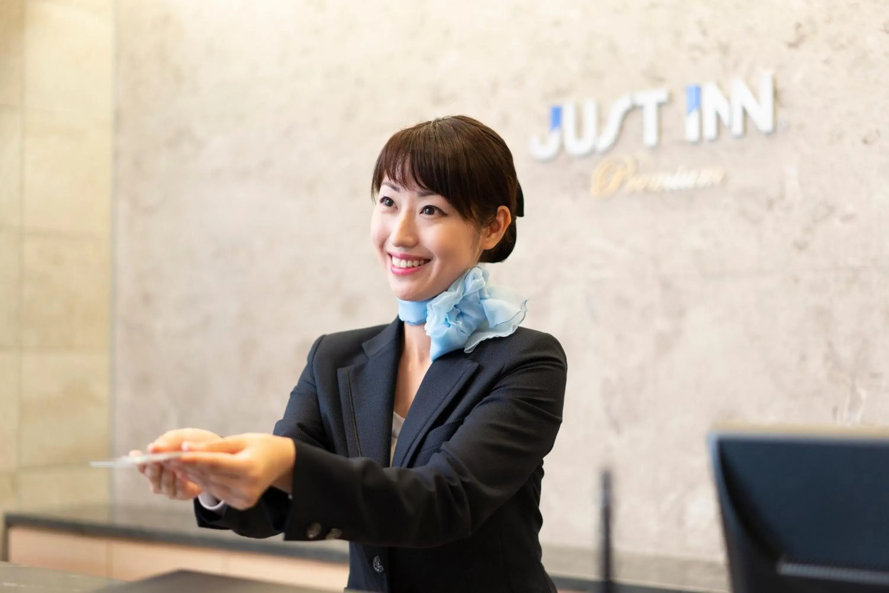 Lobby or reception in Just Inn Premium Toyohashi Station Lobby or reception in Just Inn Premium Toyohashi Station