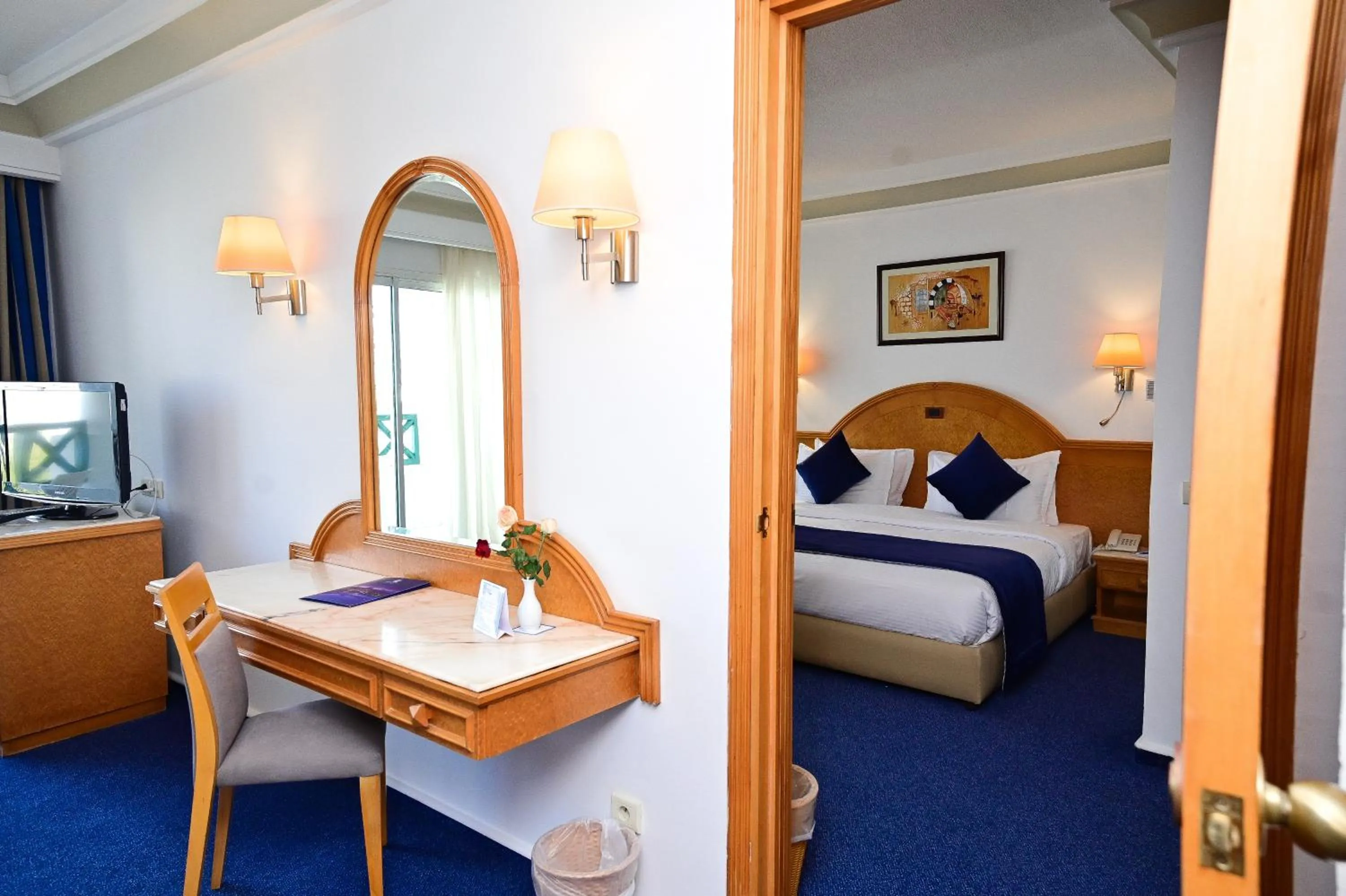 Bed in Mahdia Palace Thalasso