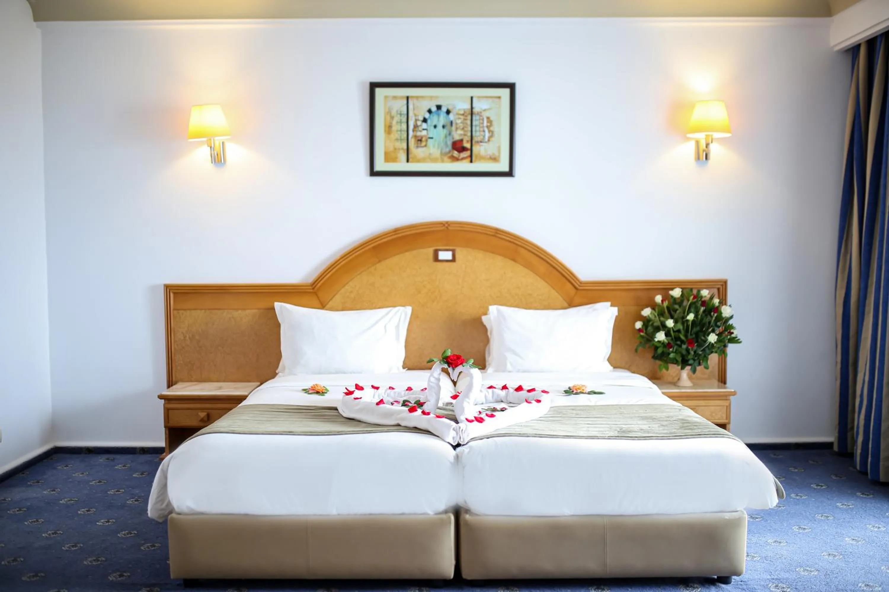 Bed in Mahdia Palace Thalasso