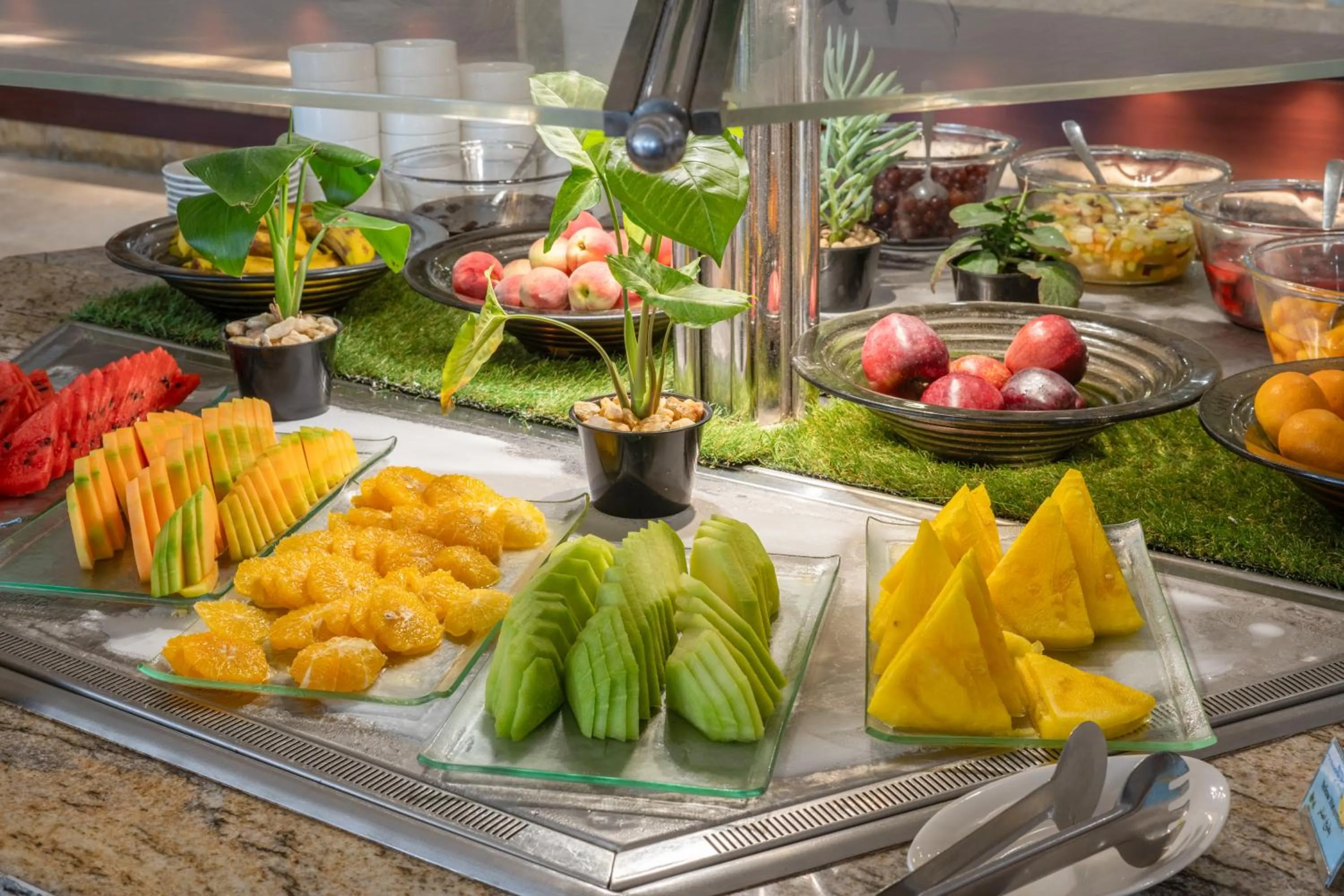 Buffet breakfast in Triumph Luxury Hotel