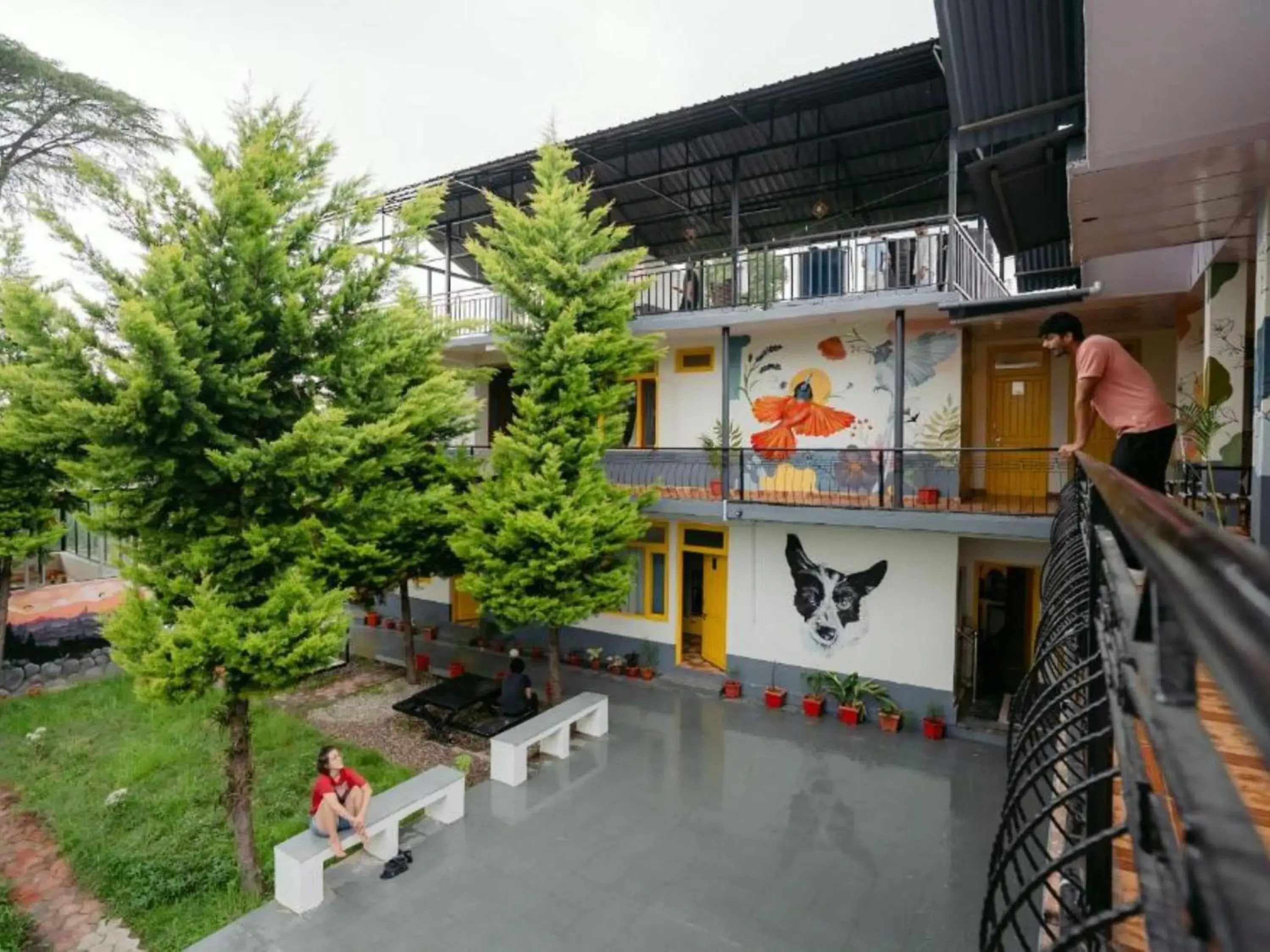 Property building in The Hosteller Bir Property building in The Hosteller Bir