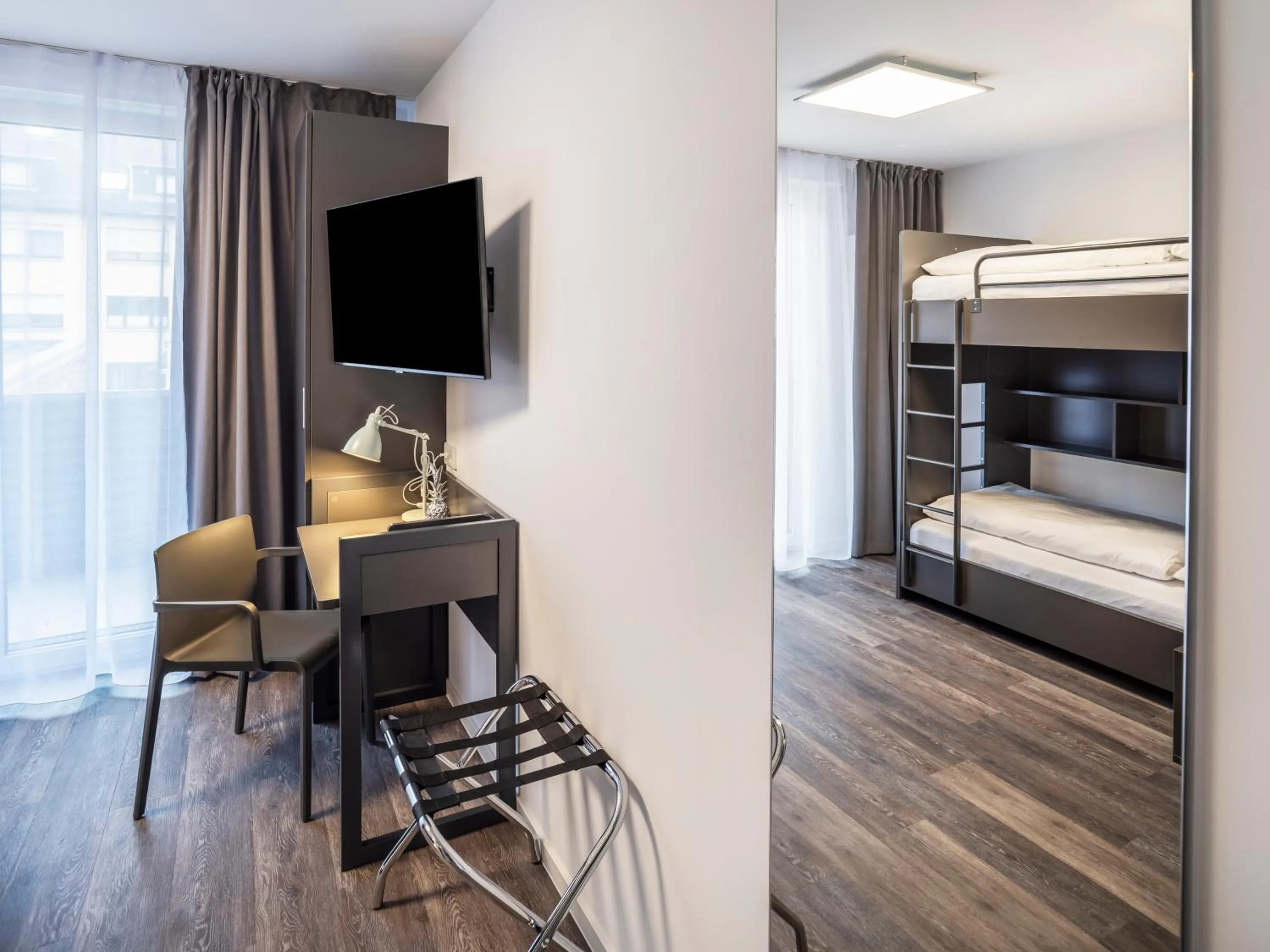 Photo of the whole room, Bed in Mood contemporary living