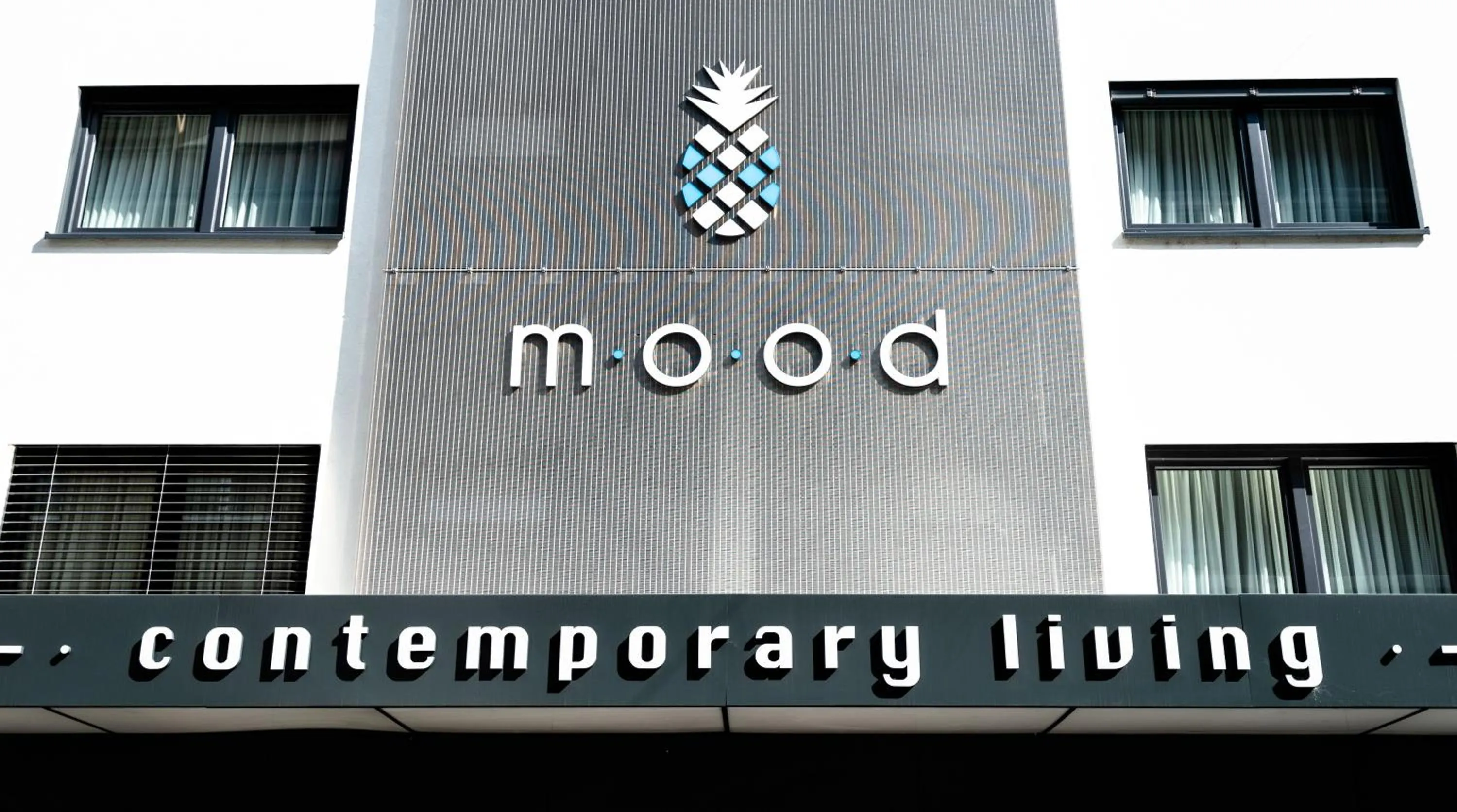 Property logo or sign in Mood contemporary living