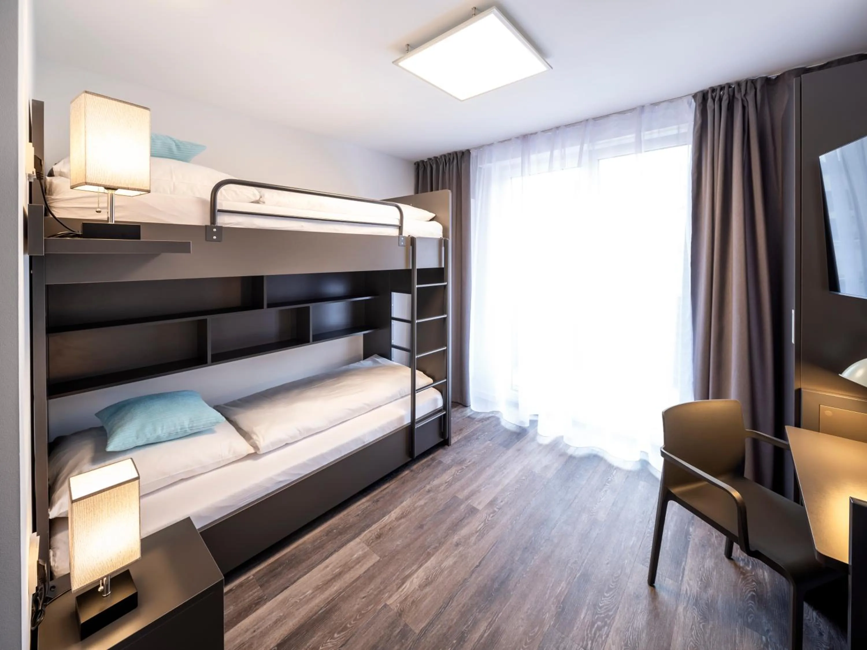 Photo of the whole room, Bed in Mood contemporary living