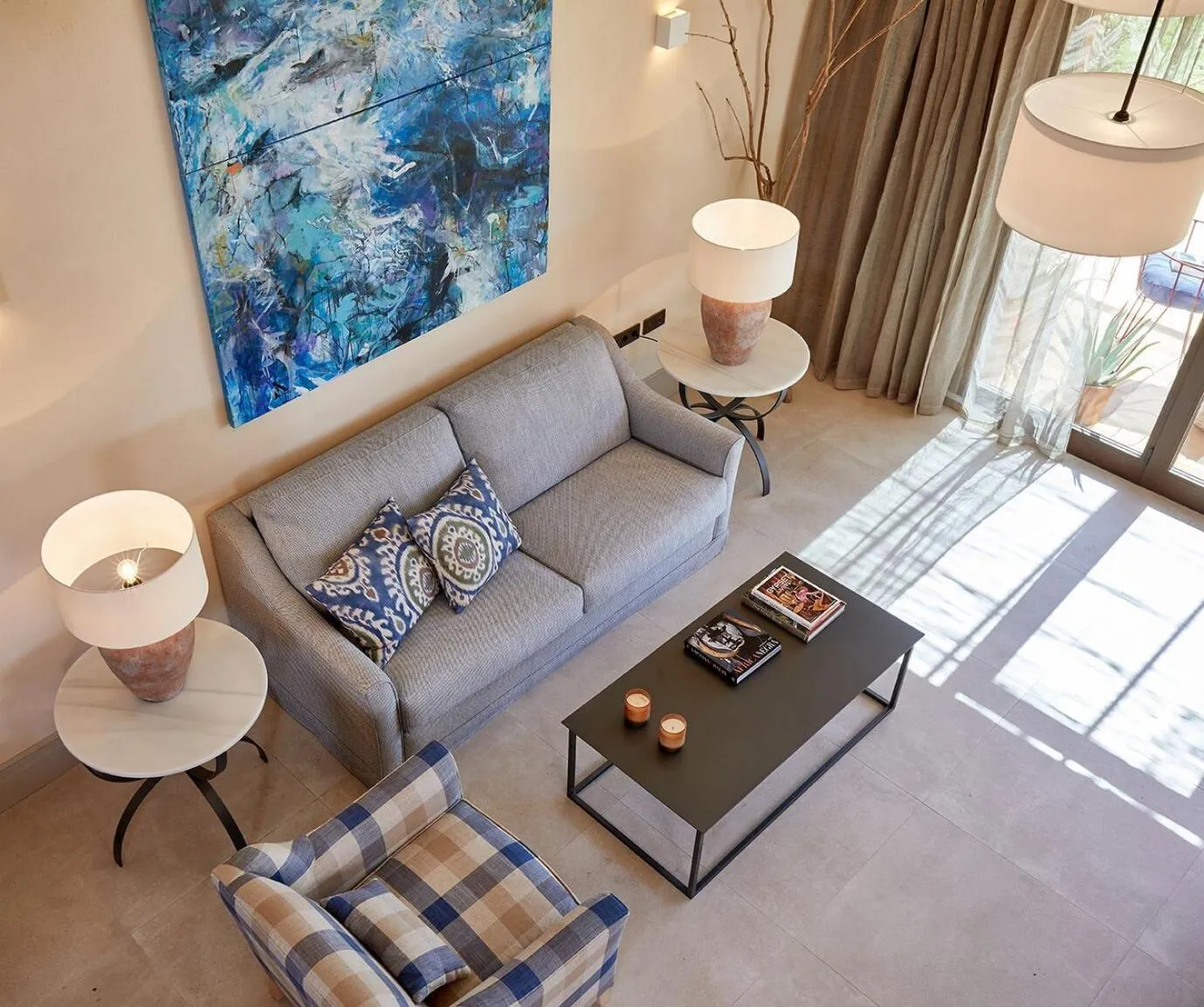 Living room in Trafalgar Polo Club