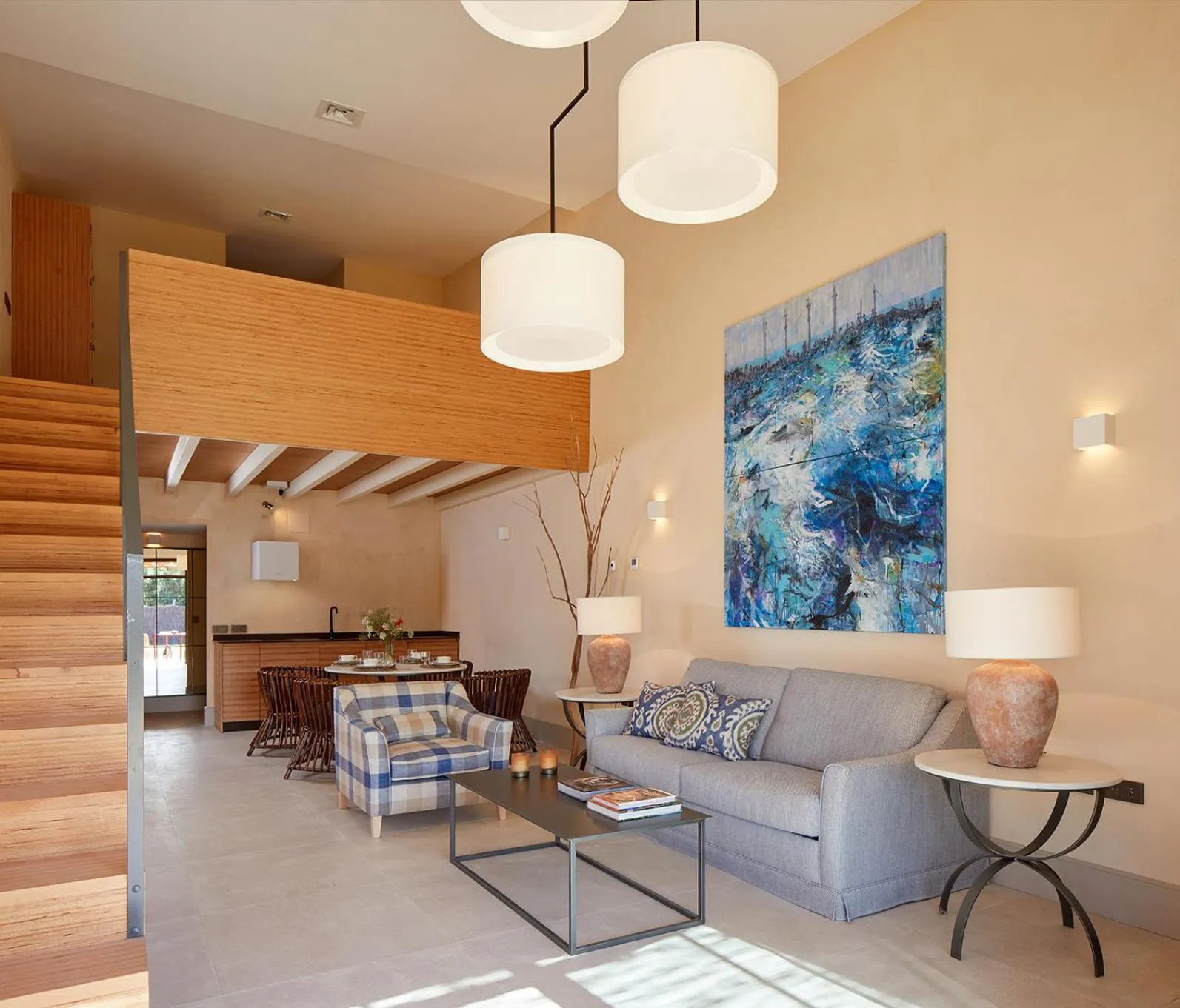 Seating area in Trafalgar Polo Club