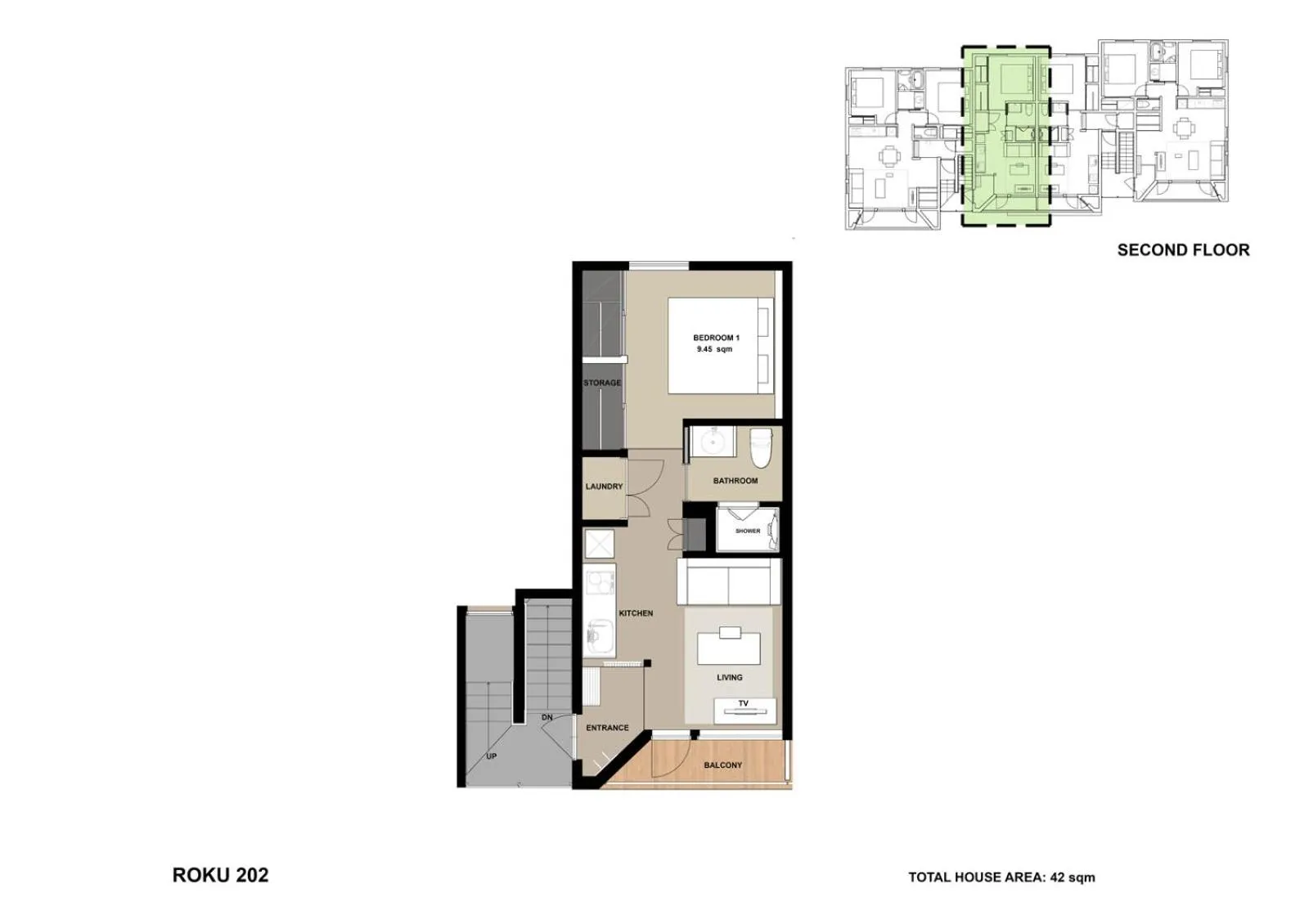 Floor plan in ROKU by H2 Life