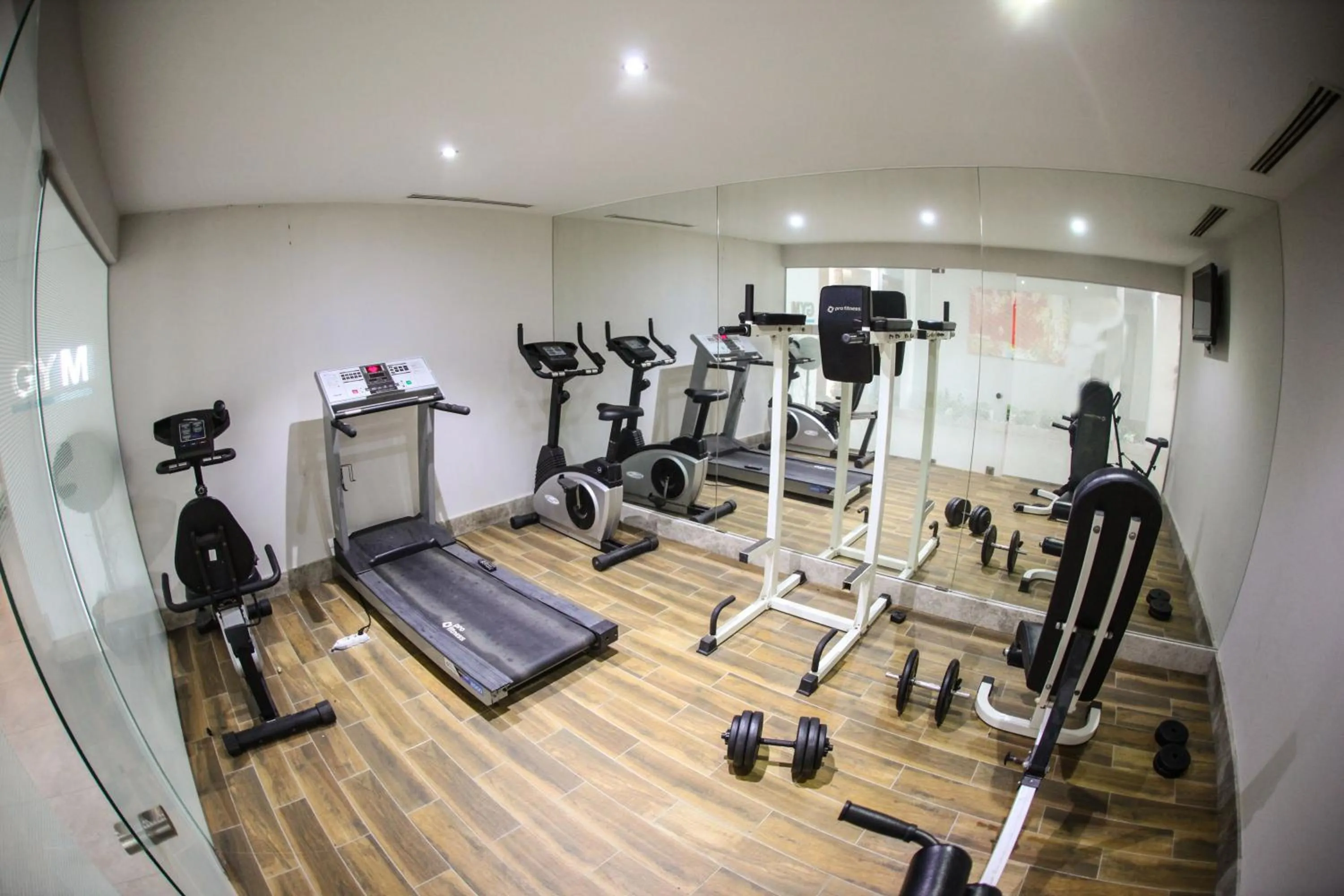 Fitness centre/facilities in Hotel Yayoba