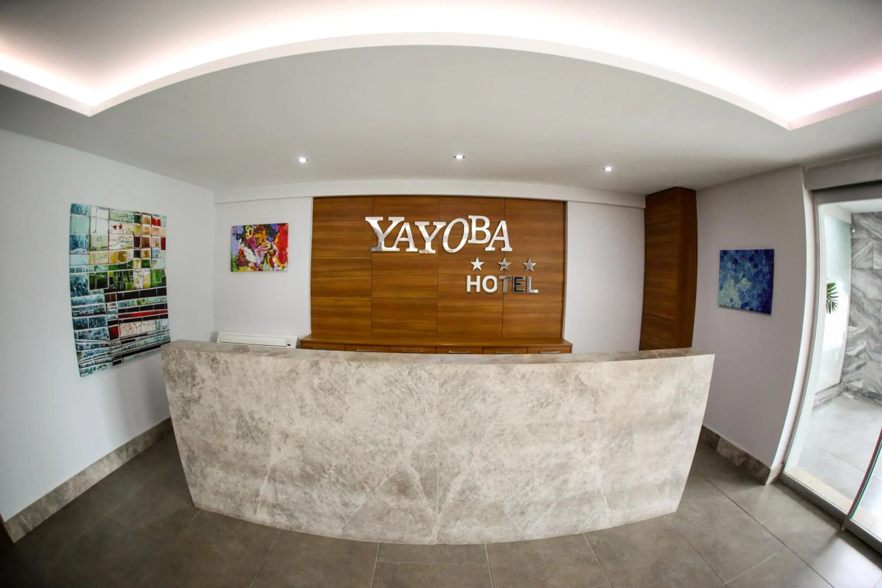 Lobby or reception in Hotel Yayoba Lobby or reception in Hotel Yayoba