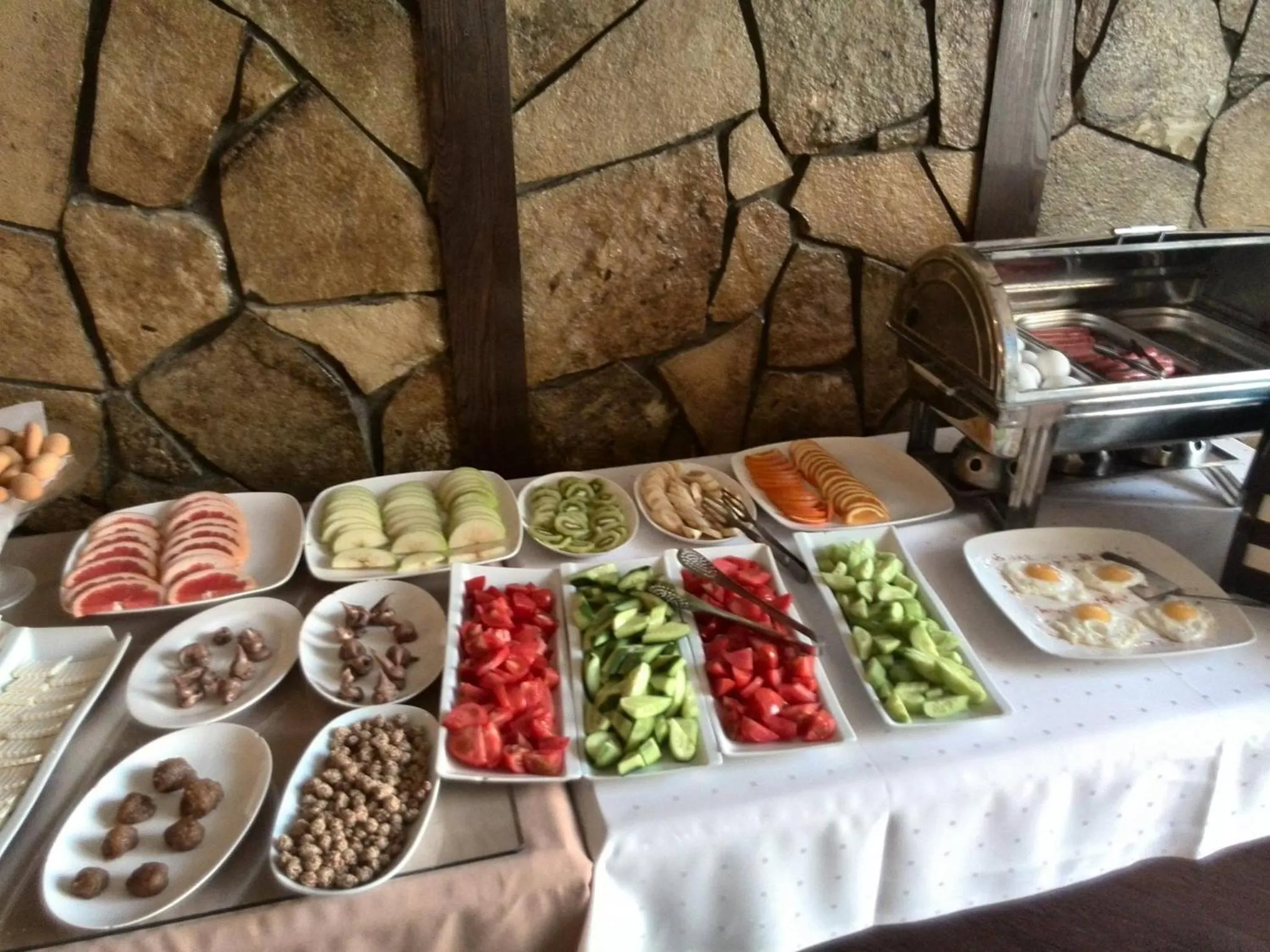 Buffet breakfast in Royal Hotel