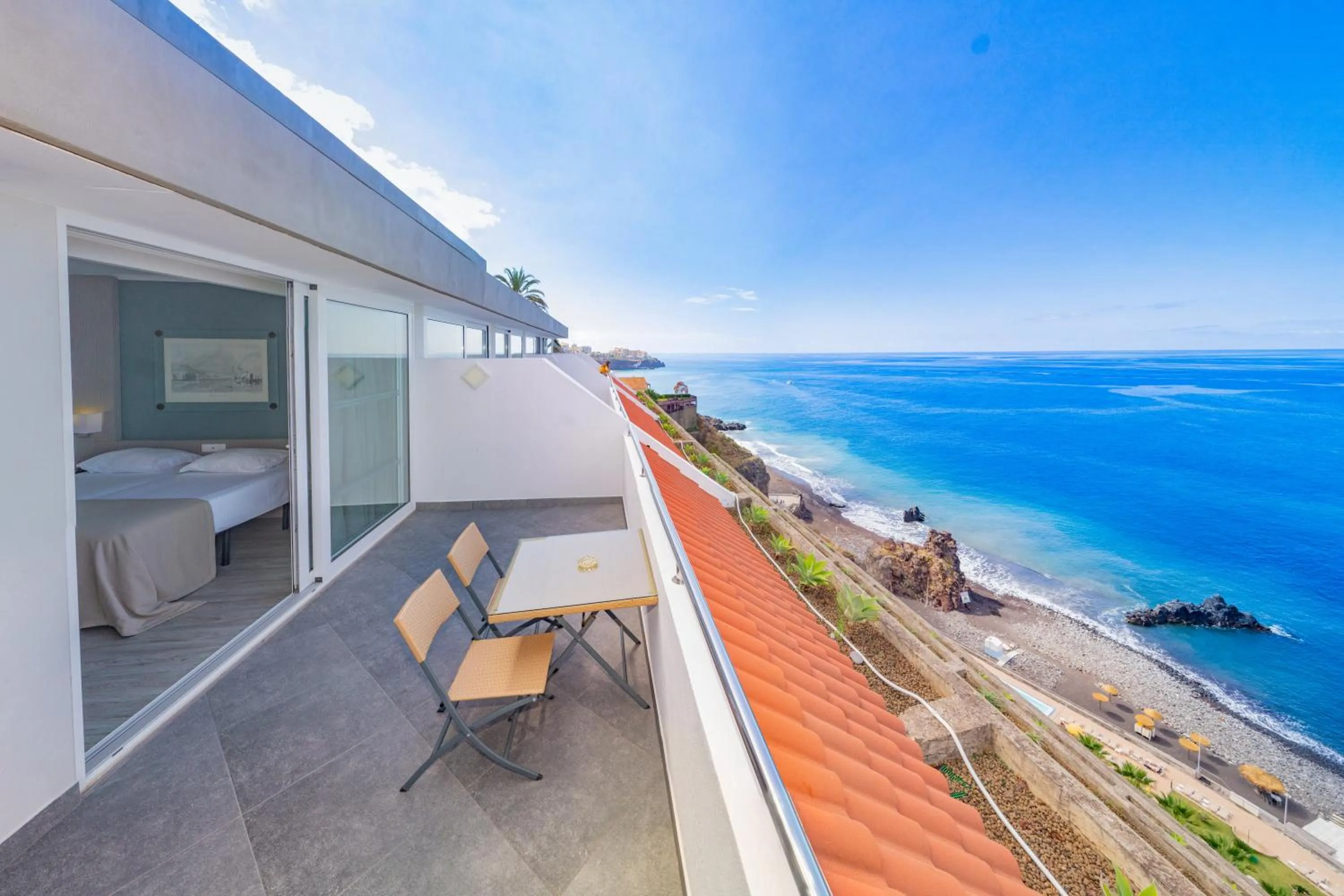 Balcony/Terrace in Hotel Orca Praia - Adults Only